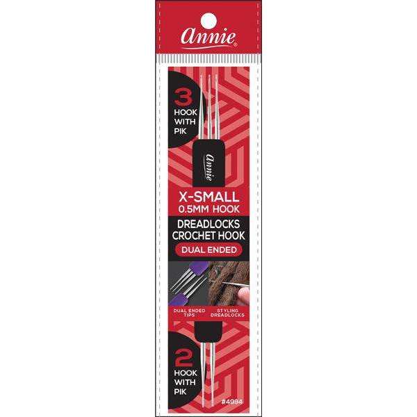 Annie International | Dreadlocks Crochet Needle, Dual Style Hook (0.5mm), photo 1 of 4