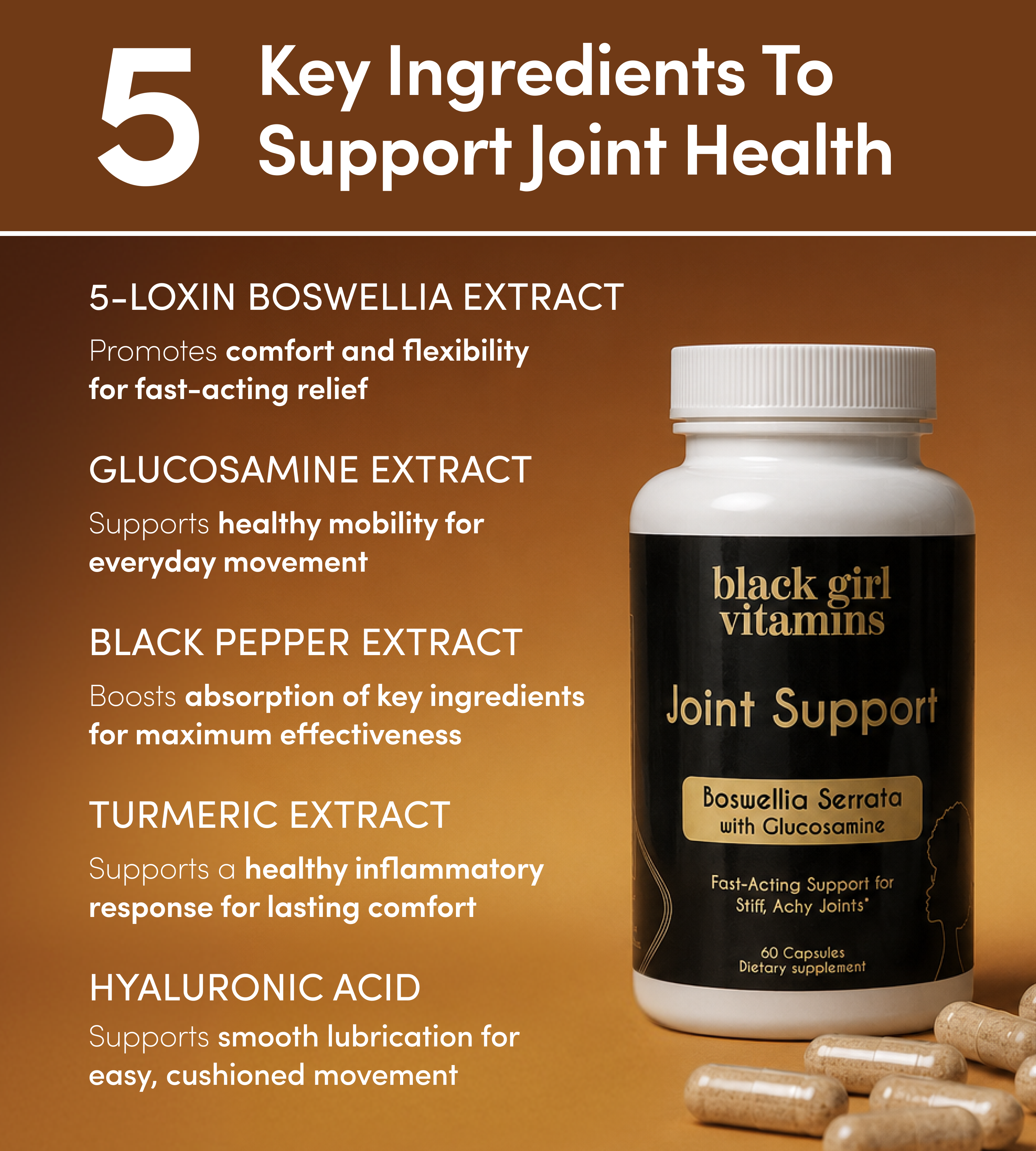 Black Girl Vitamins | BGV Joint Support, photo 2 of 3