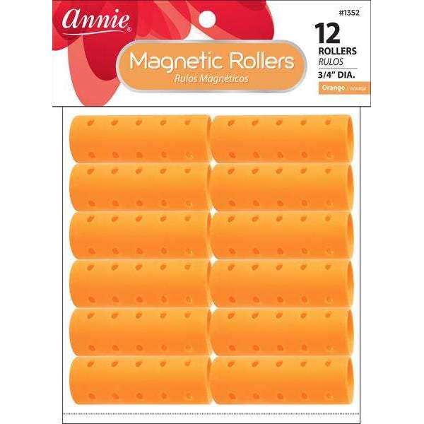 Annie International | Magnetic Rollers (¾") – 12 Count