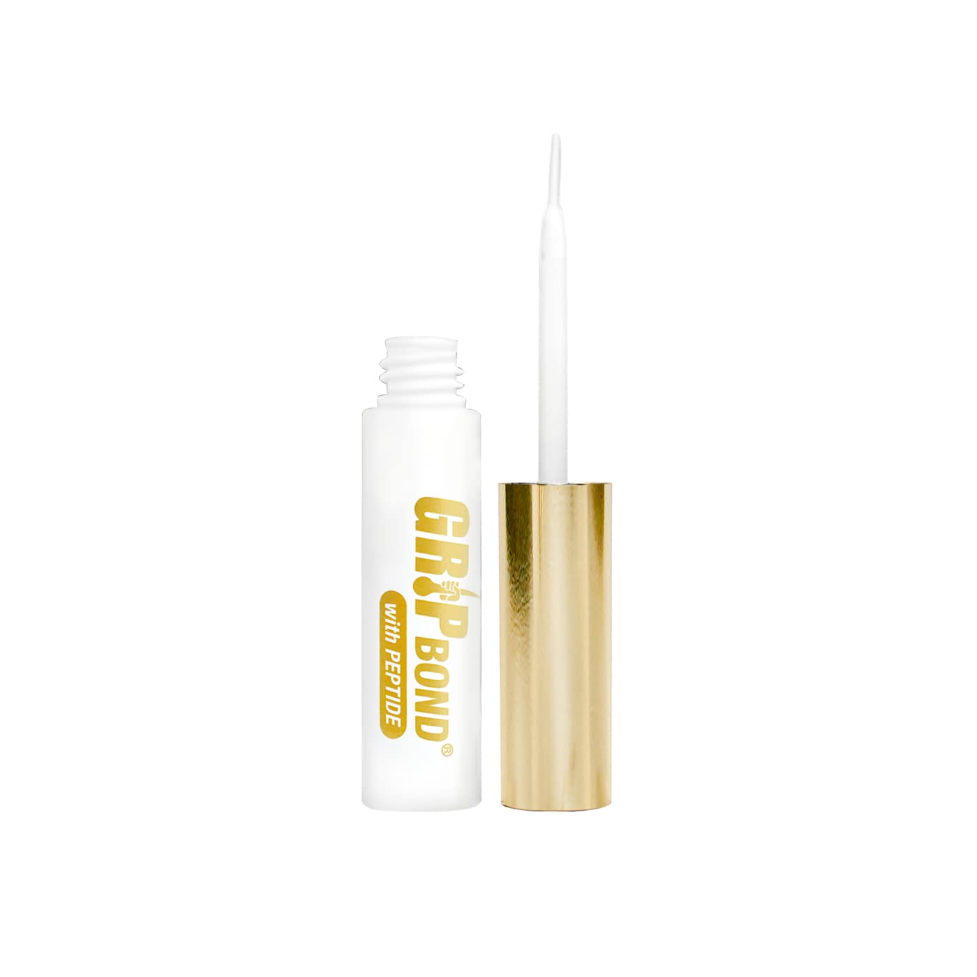 EBIN NEW YORK - GRIP BOND LASH ADHESIVE with PEPTIDE - WHITE / BRUSH, photo 3 of 7