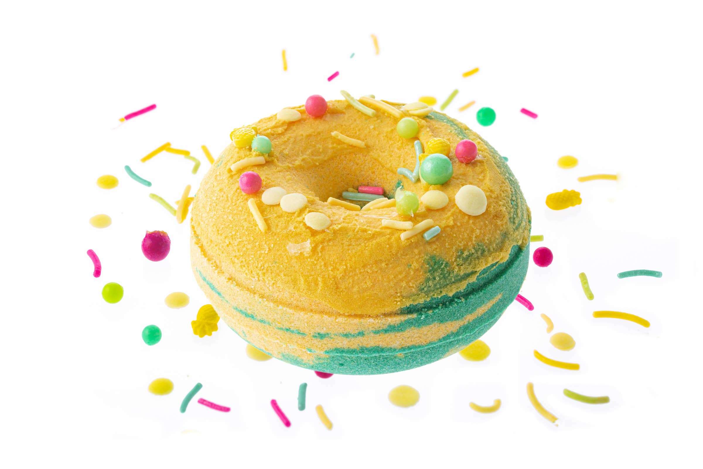Confident Girls | Sweet Pineapple Donut Bath Bomb