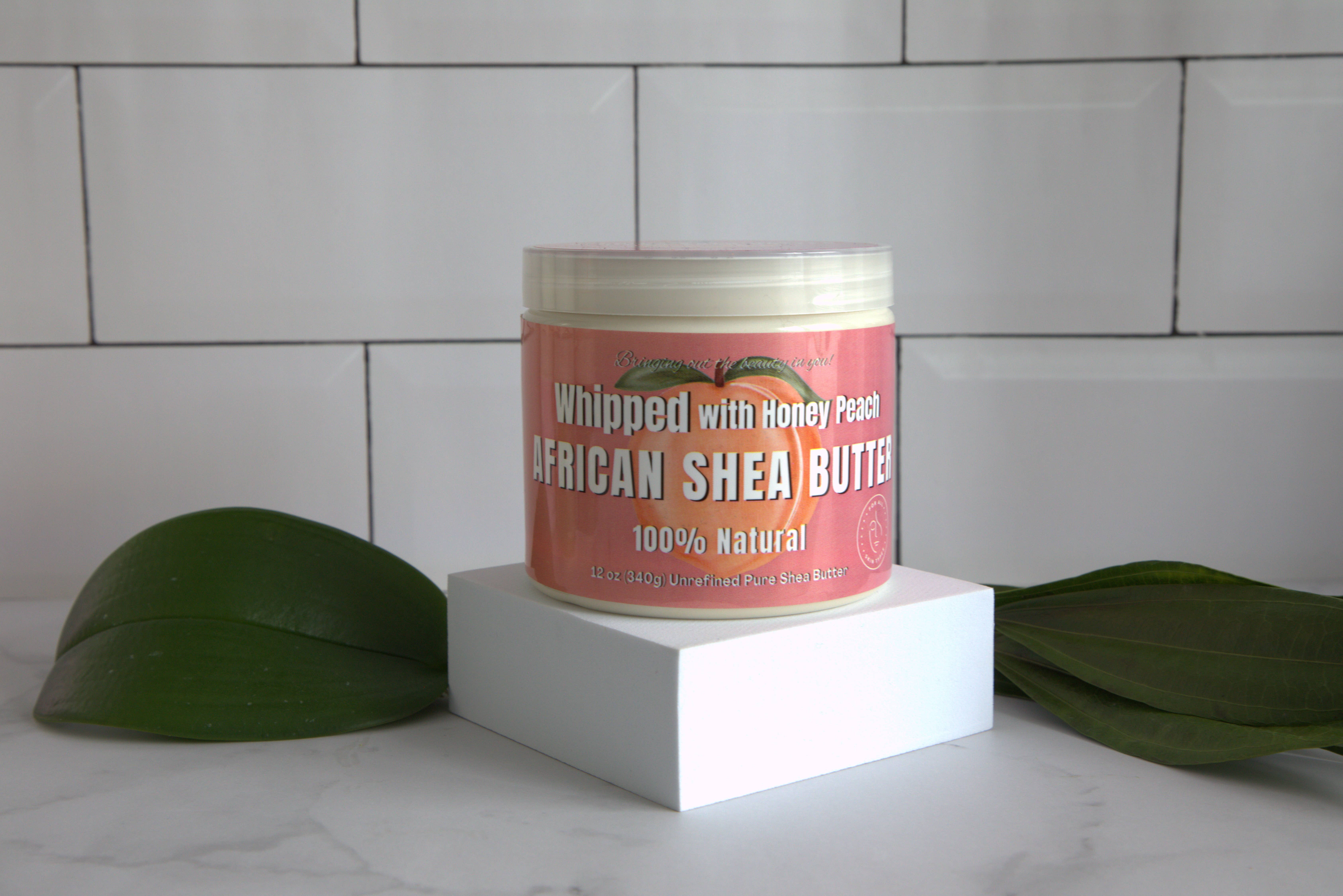 RA Cosmetics | Whipped African Ivory Shea Butter - Honey Peach, photo 8 of 8