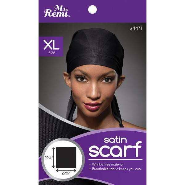 Annie International, Inc. - Ms. Remi Satin Scarf XL Black