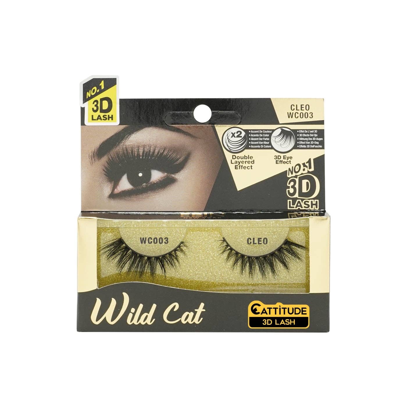 EBIN NEW YORK | Cleo - Wild Cat 3D Lashes, photo 2 of 2