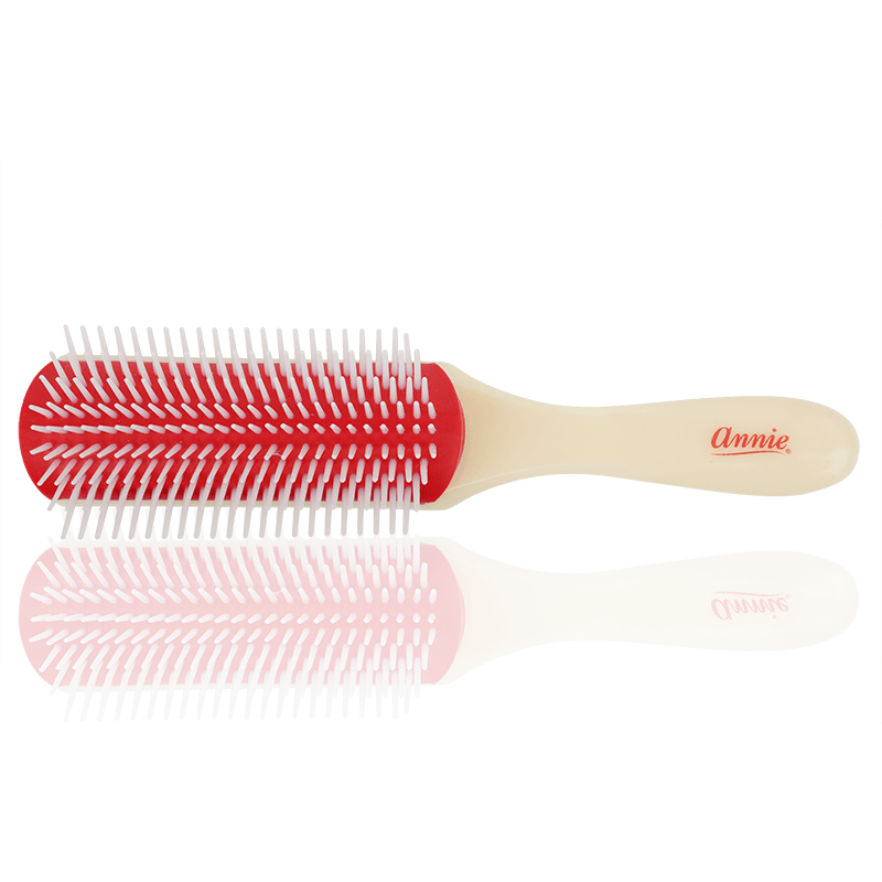 Annie International | Ergo Rubber Cushion Detangling Brush 9 Row, photo 2 of 3