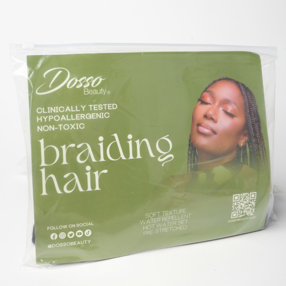 Dosso Beauty | 28" 3 Bundle Pack of Non-Toxic Hypoallergenic Braiding Hair, photo 6 of 8