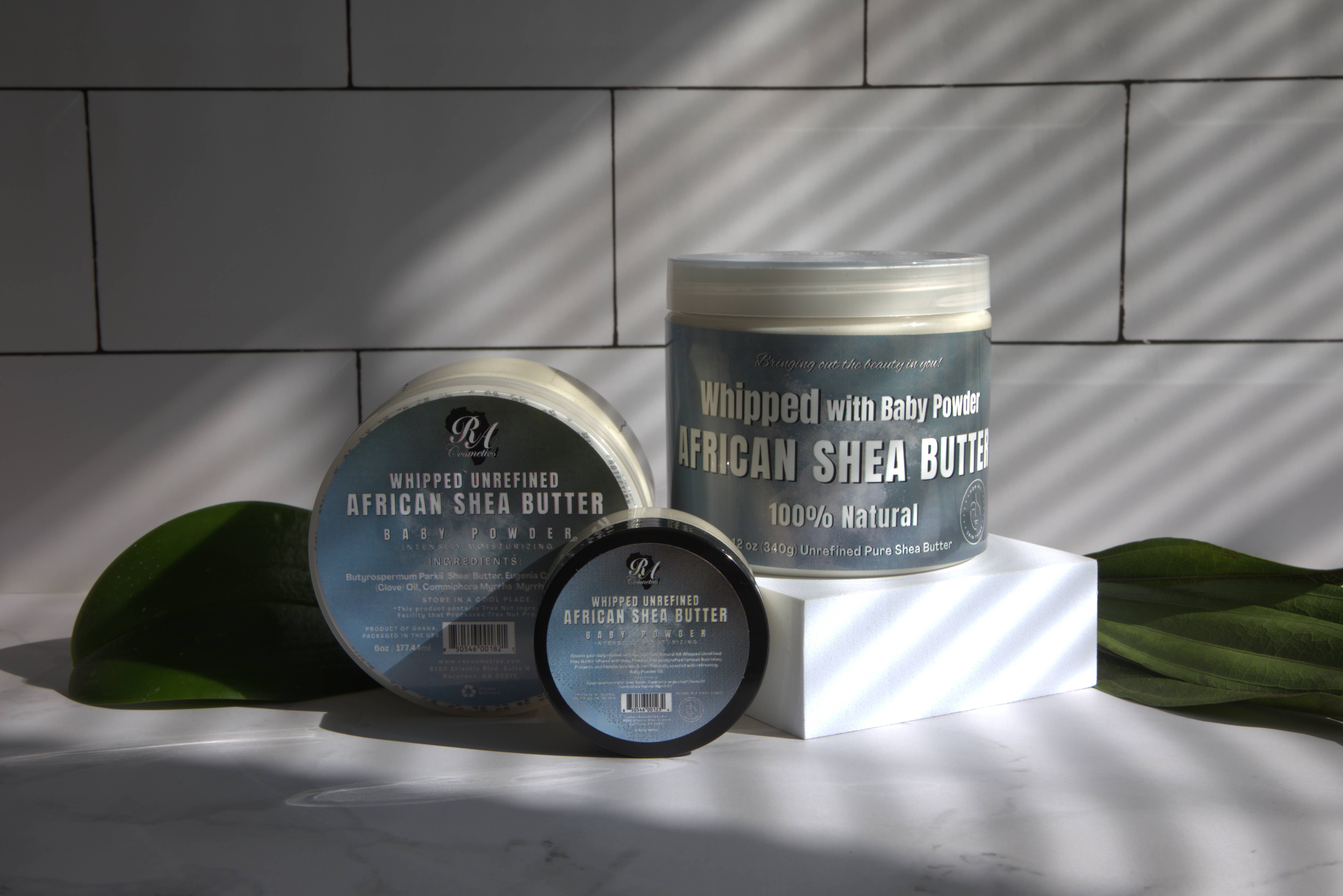 RA Cosmetics | Whipped African Ivory Shea Butter - Baby Powder, photo 2 of 7