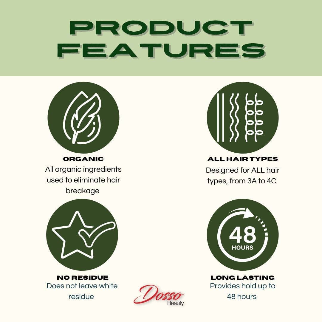 Dosso Beauty - Organic Edge Control Gel, photo 4 of 5