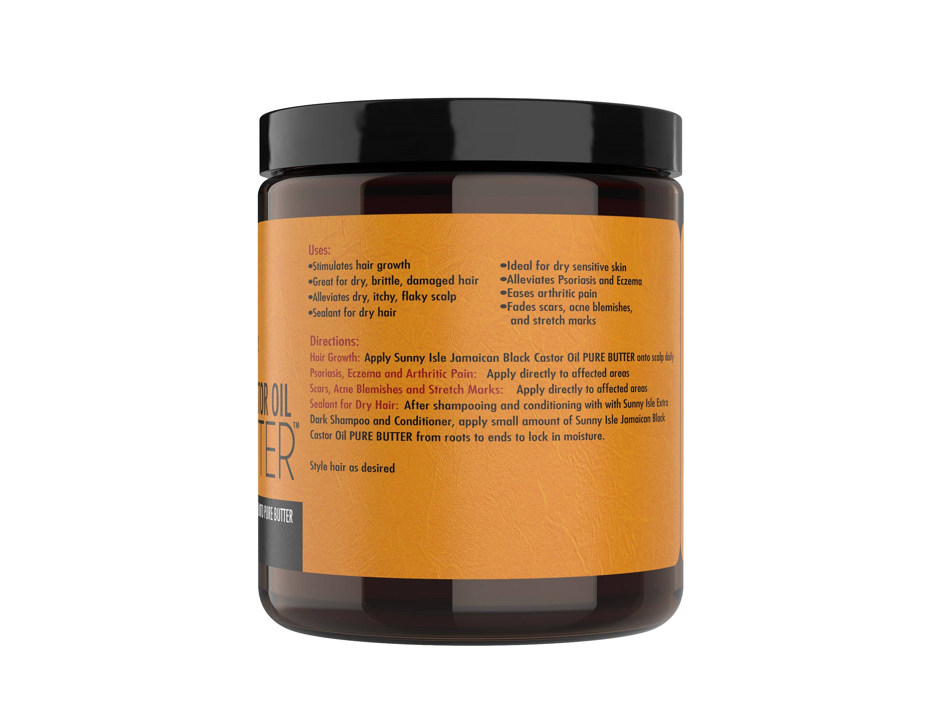 Sunny Isle | Jamaican Black Castor Oil PURE BUTTER, photo 3 of 4