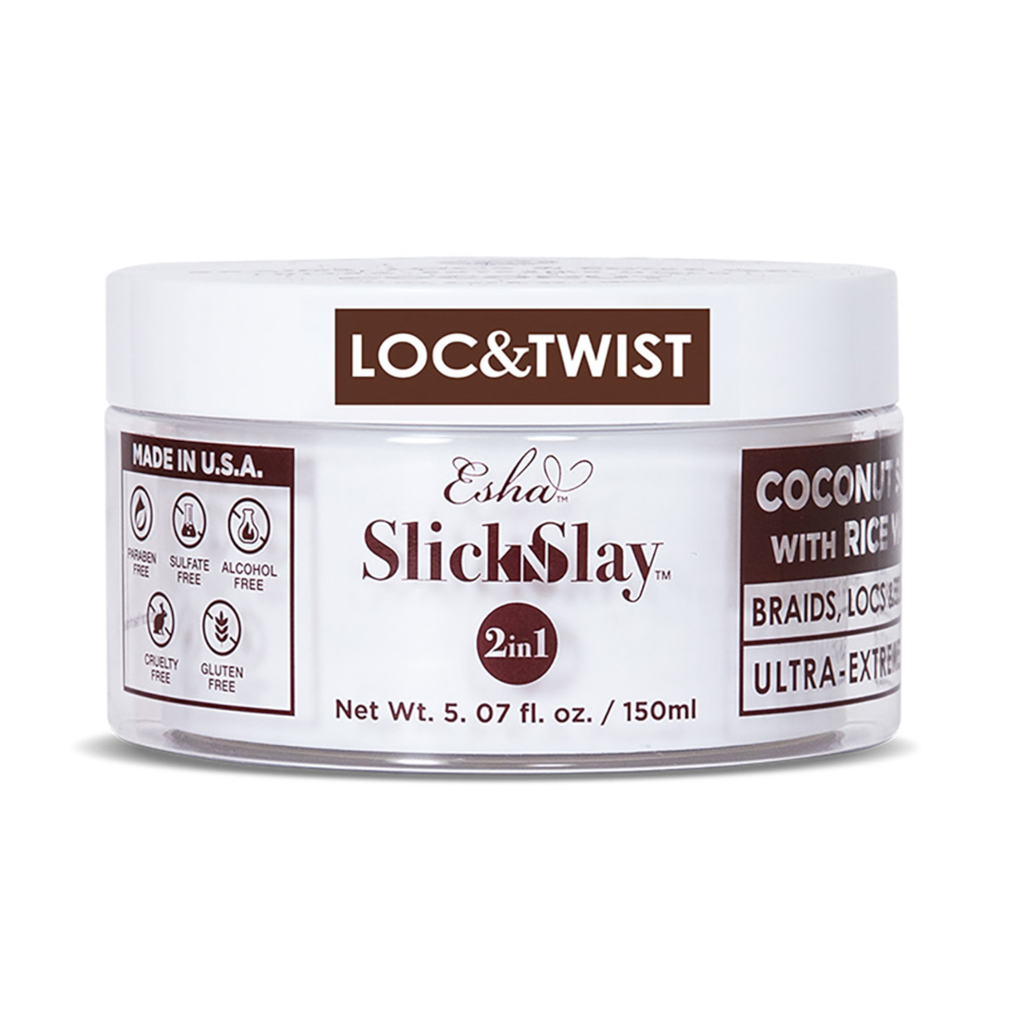 Esha Girl | Slick N Slay Braid & Edge Gel - Coconut & Ricewater, photo 3 of 5