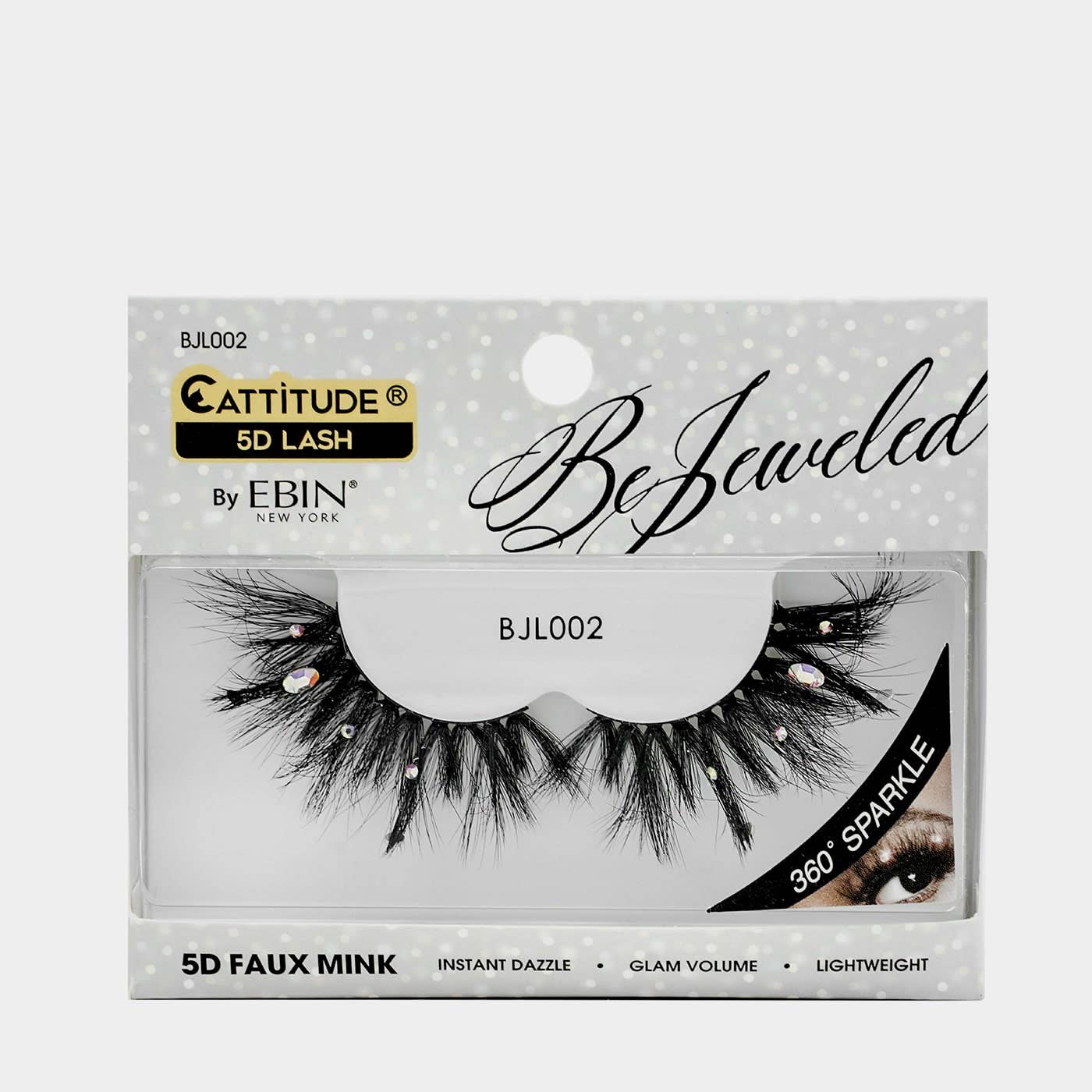 EBIN NEW YORK - CATTITUDE 5D BEJEWELED LASHES - AURORA, photo 1 of 4