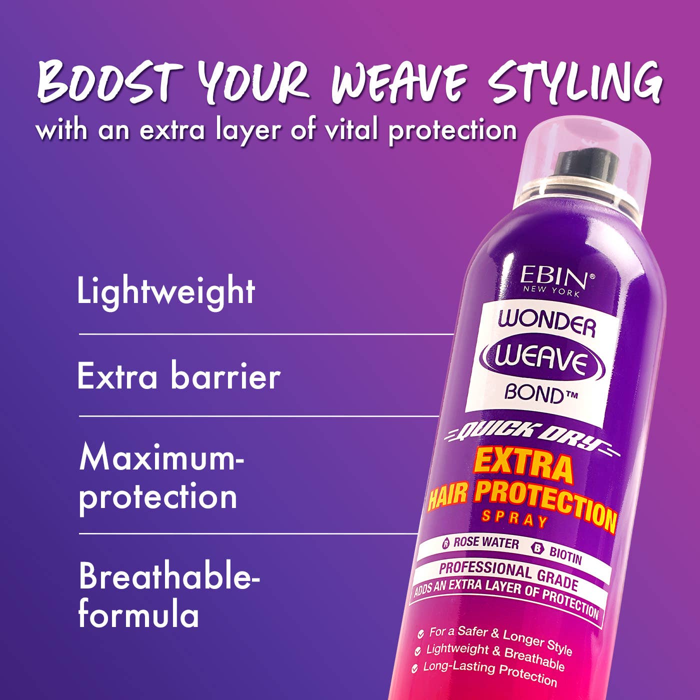 EBIN NEW YORK | Wonder Weave Bond - Hair Protection Spray, photo 4 of 6