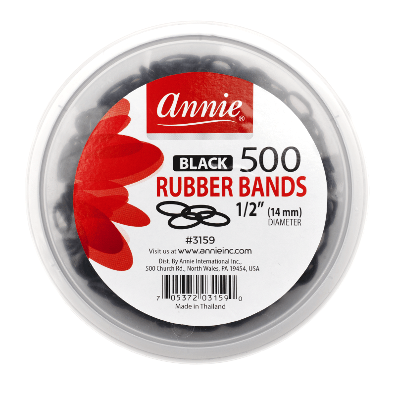 Annie International | Rubber Bands 500Ct Black, photo 1 of 5