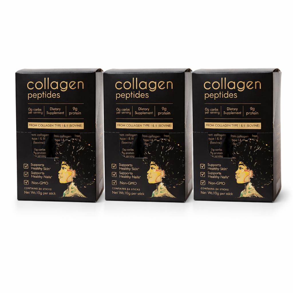 Black Girl Vitamins - BGV Collagen Powder Stick Box, photo 3 of 3