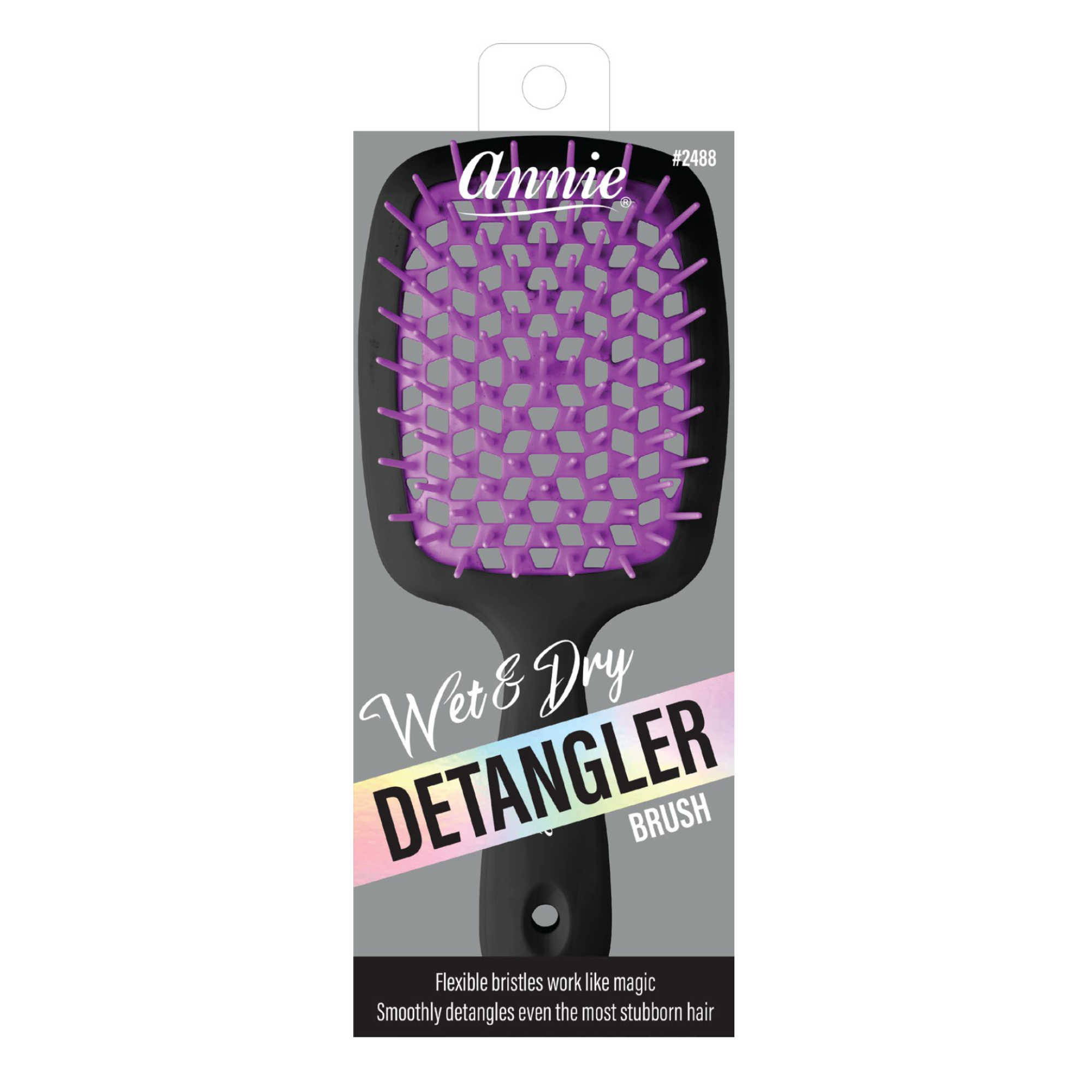 Annie International | Wet & Dry Detangling Hairbrush, photo 3 of 3