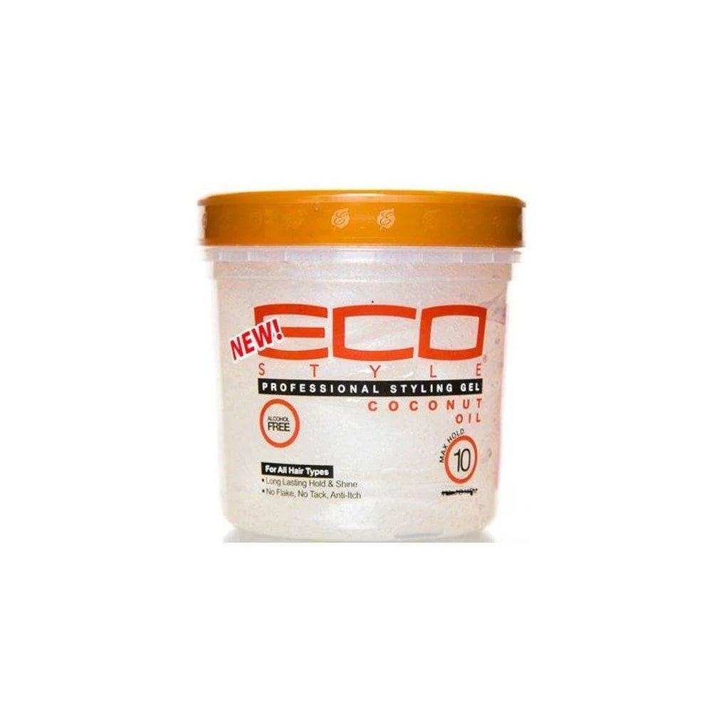 ECO Style | Maximum Hold Styling Gel - Coconut Oil [16oz]