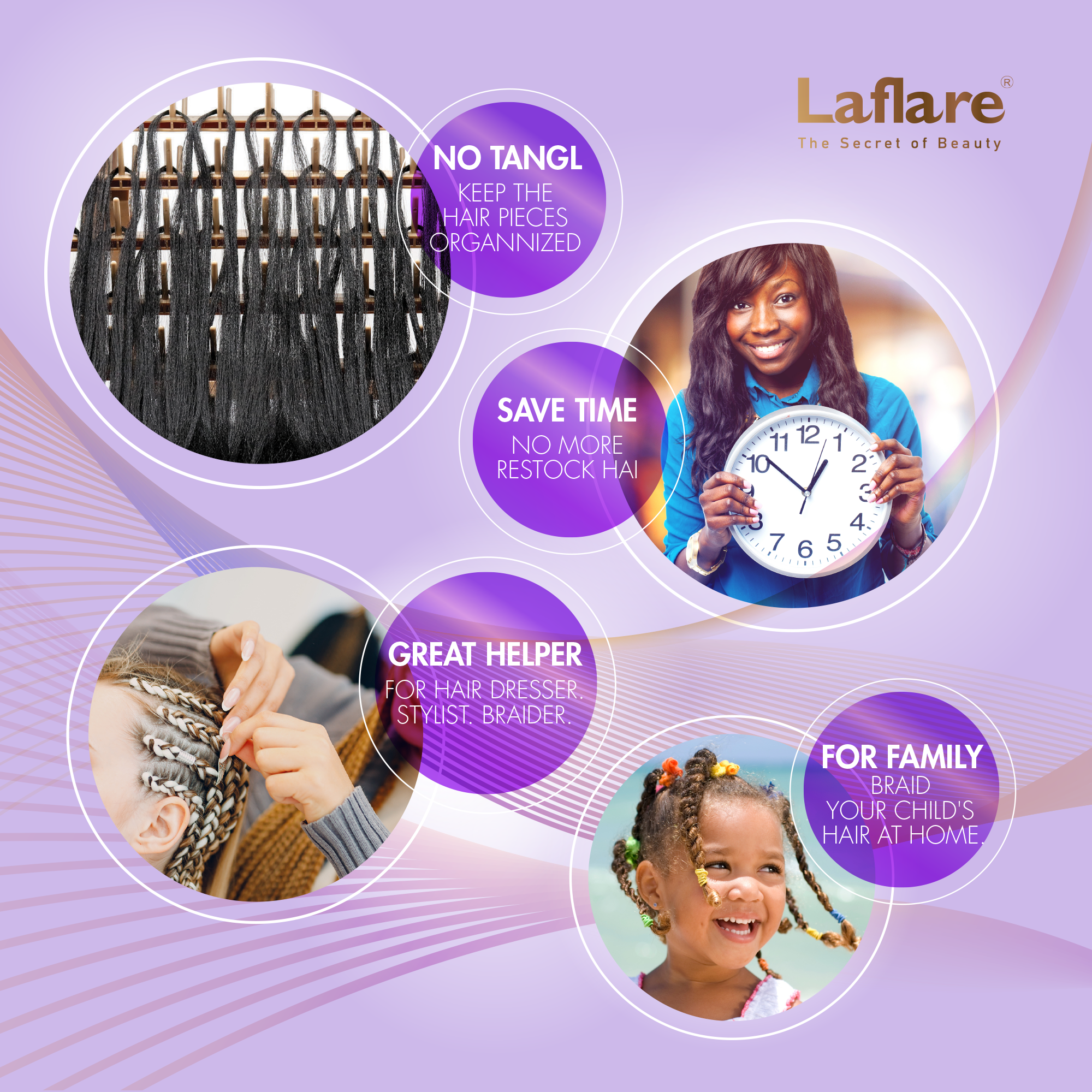 Laflare | SANITEX BRAID RACK, photo 6 of 8
