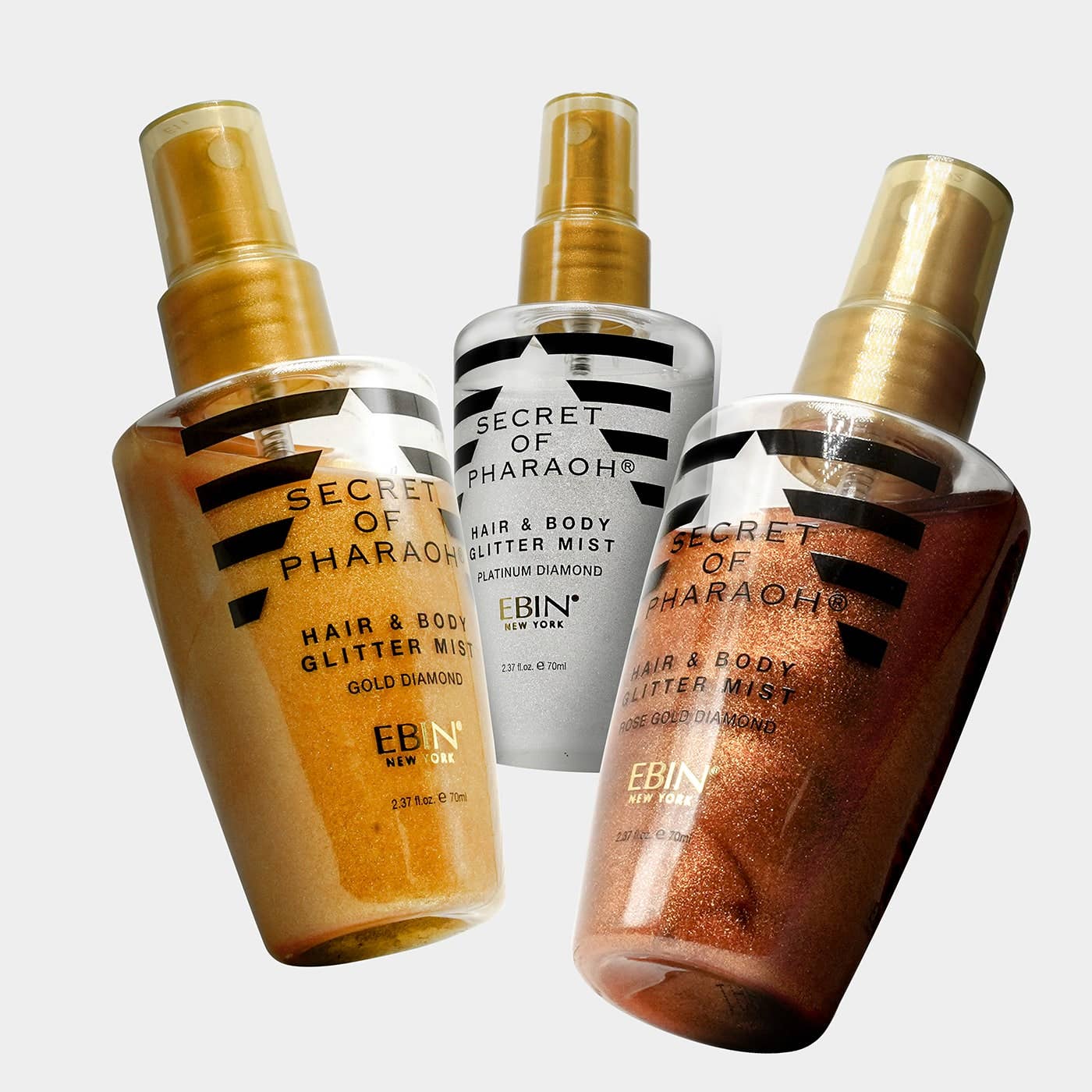 EBIN NEW YORK | Secret of Pharaoh Egyptian Diamond Glitter Mist - Rose Gold, photo 5 of 5