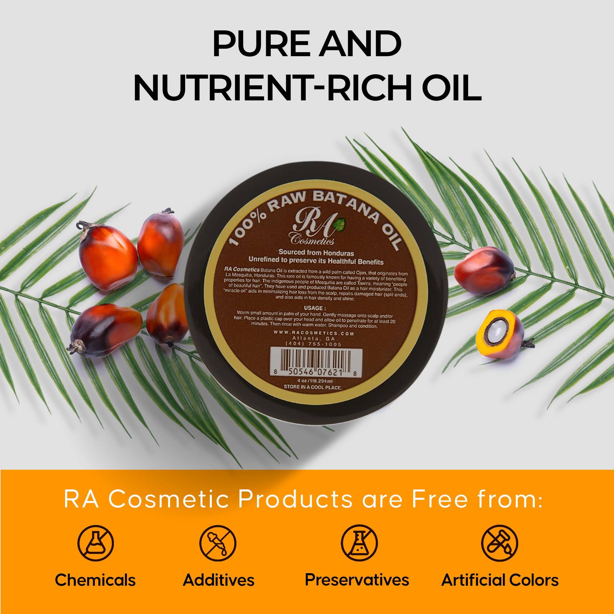RA Cosmetics | 100% Raw Batana Oil, photo 6 of 8