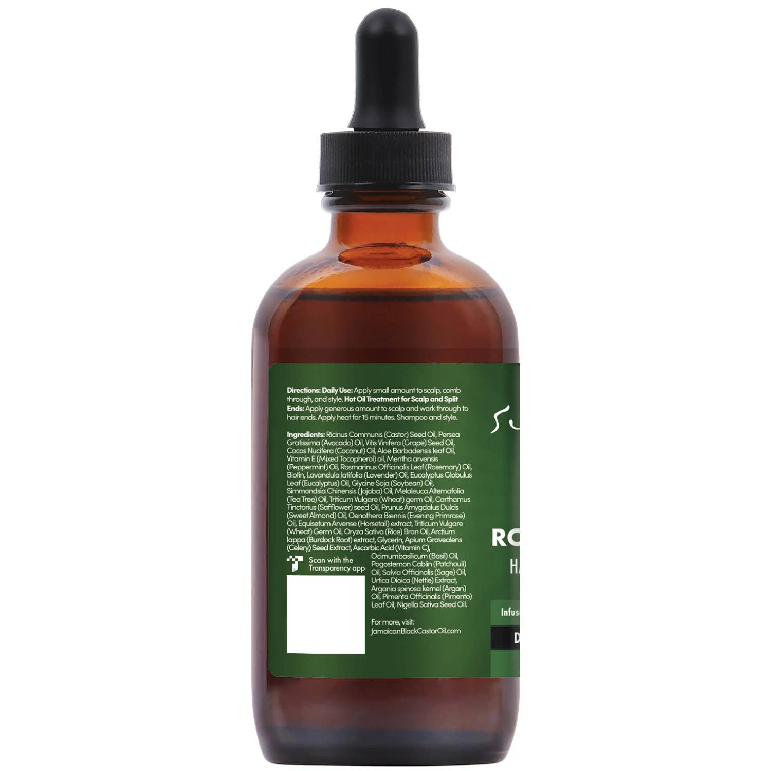 Sunny Isle - Sunny Isle Rosemary Mint Hair and Strong Roots Oil 4oz, photo 3 of 3