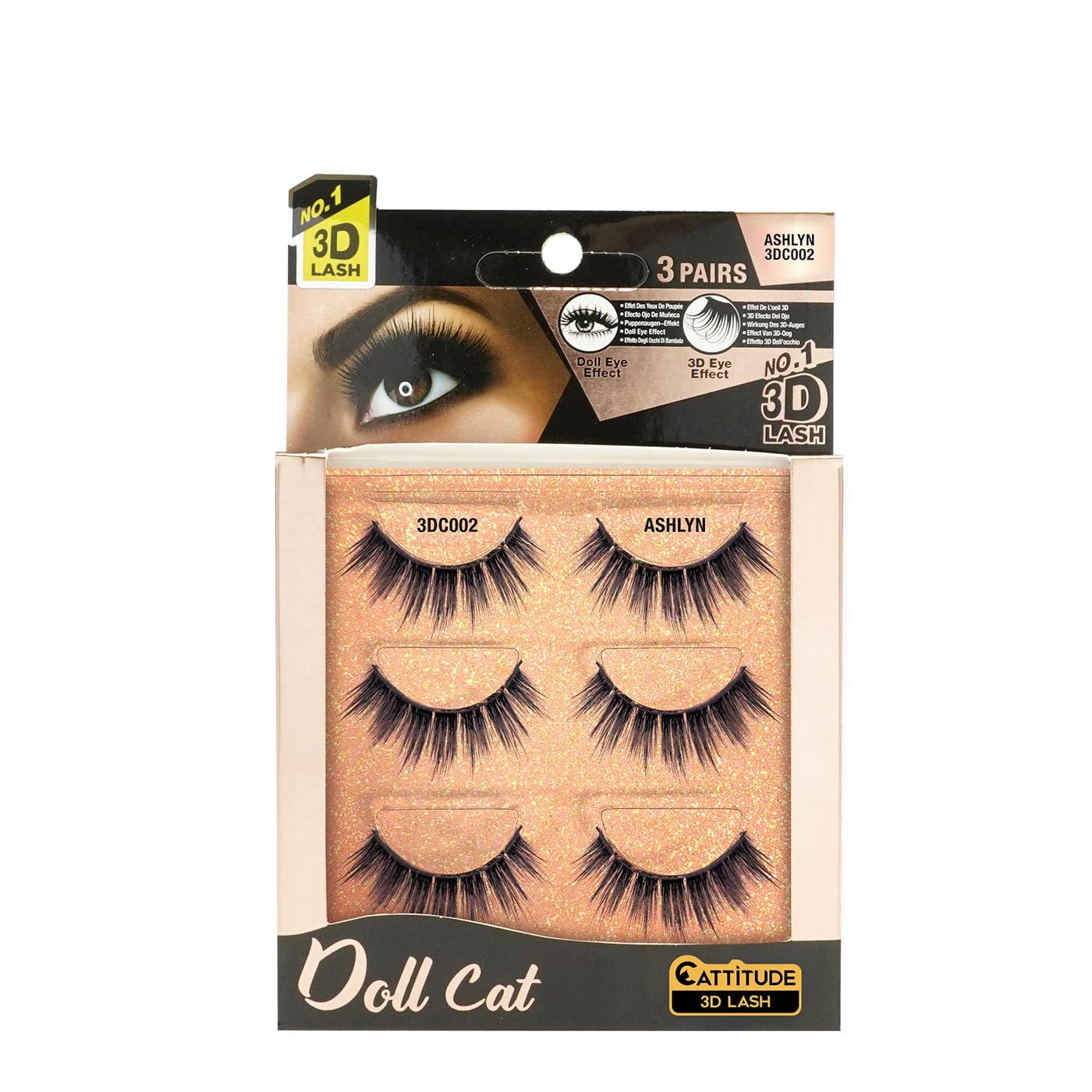 EBIN NEW YORK | Doll Cat Lashes - 3 Pack, photo 1 of 3