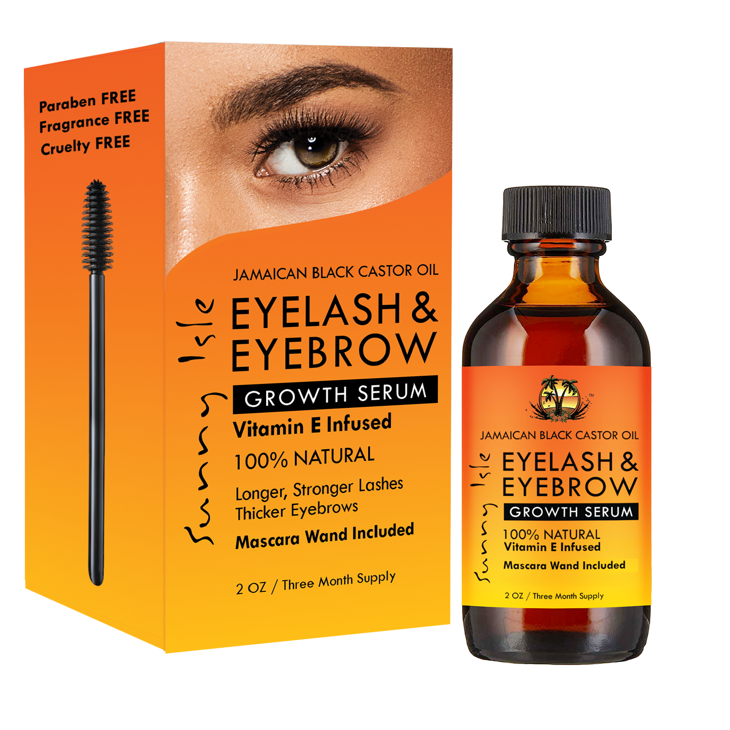 Sunny Isle - Sunny Isle Jamaican Black Castor Oil Eyebrow & Eyelash Growth Serum
