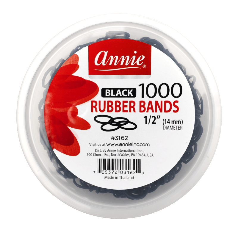 Annie International | Rubber Bands 1000Ct Black, photo 1 of 5