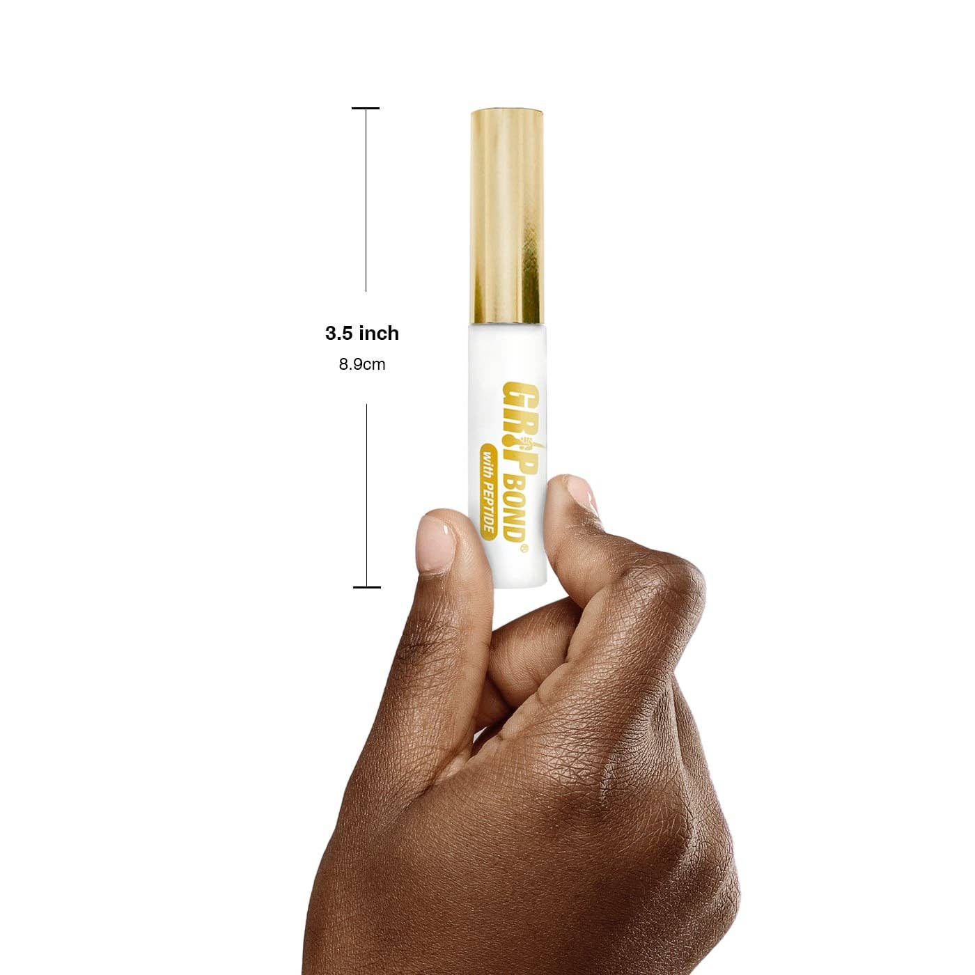 EBIN NEW YORK - GRIP BOND LASH ADHESIVE with PEPTIDE - WHITE / BRUSH, photo 4 of 7