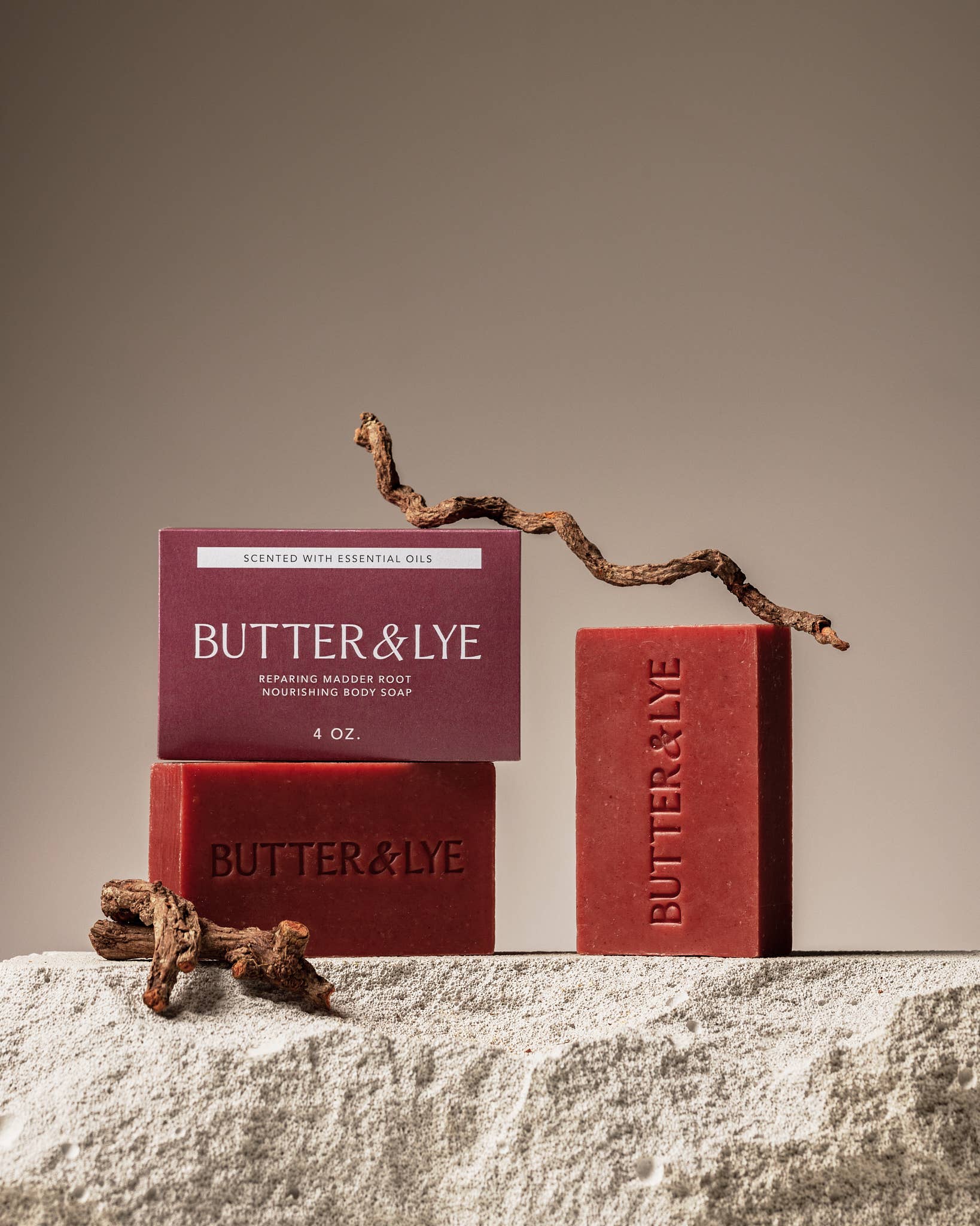 Butter & Lye | Repairing Madder Root Nourishing Body Soap, photo 1 of 4