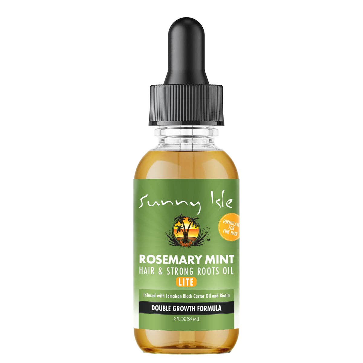 Sunny Isle - Sunny Isle Rosemary Mint Hair and Strong Roots LITE Oil 2oz, photo 1 of 3