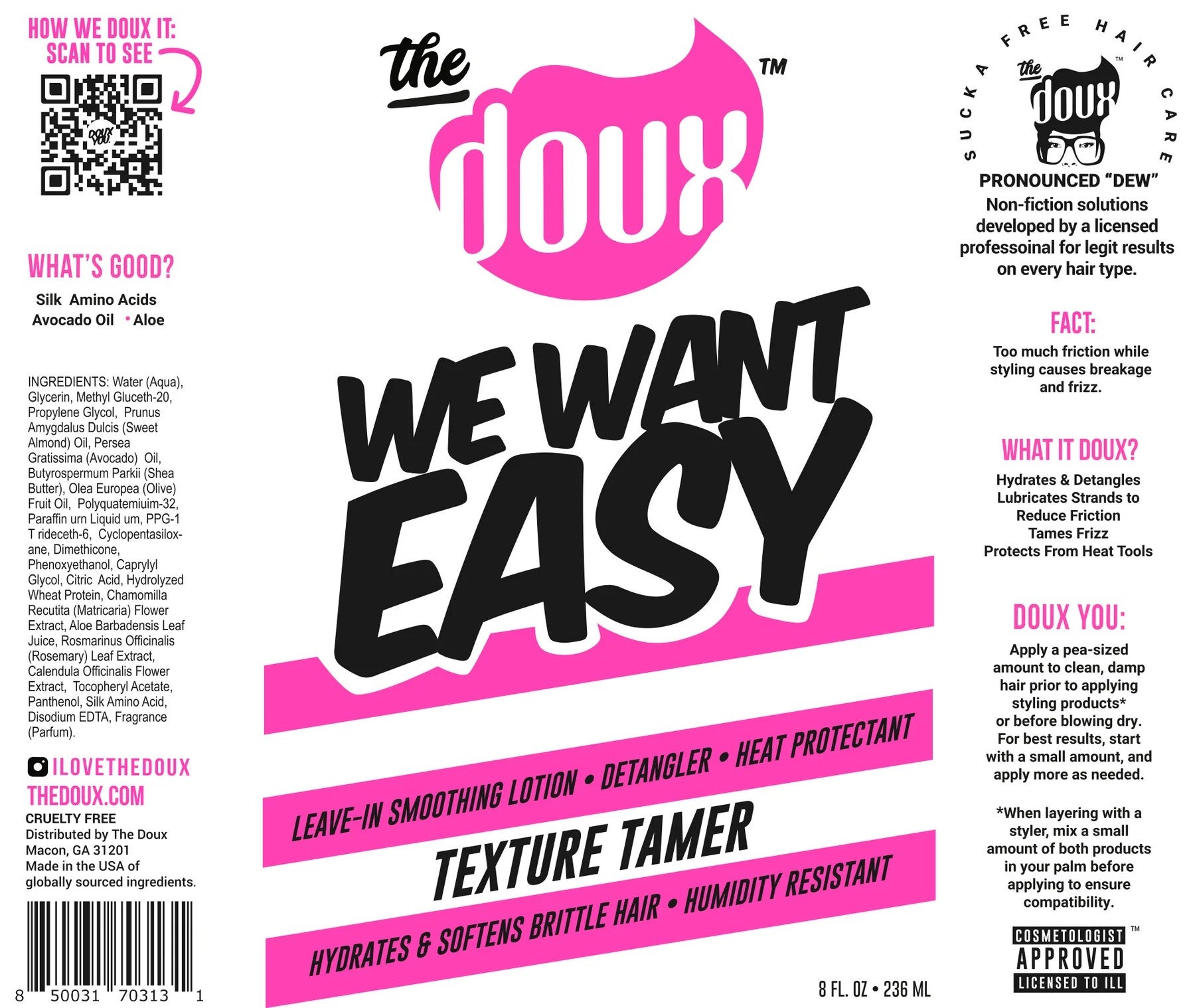 THE DOUX | WE WANT EASY Texture Tamer, photo 2 of 3