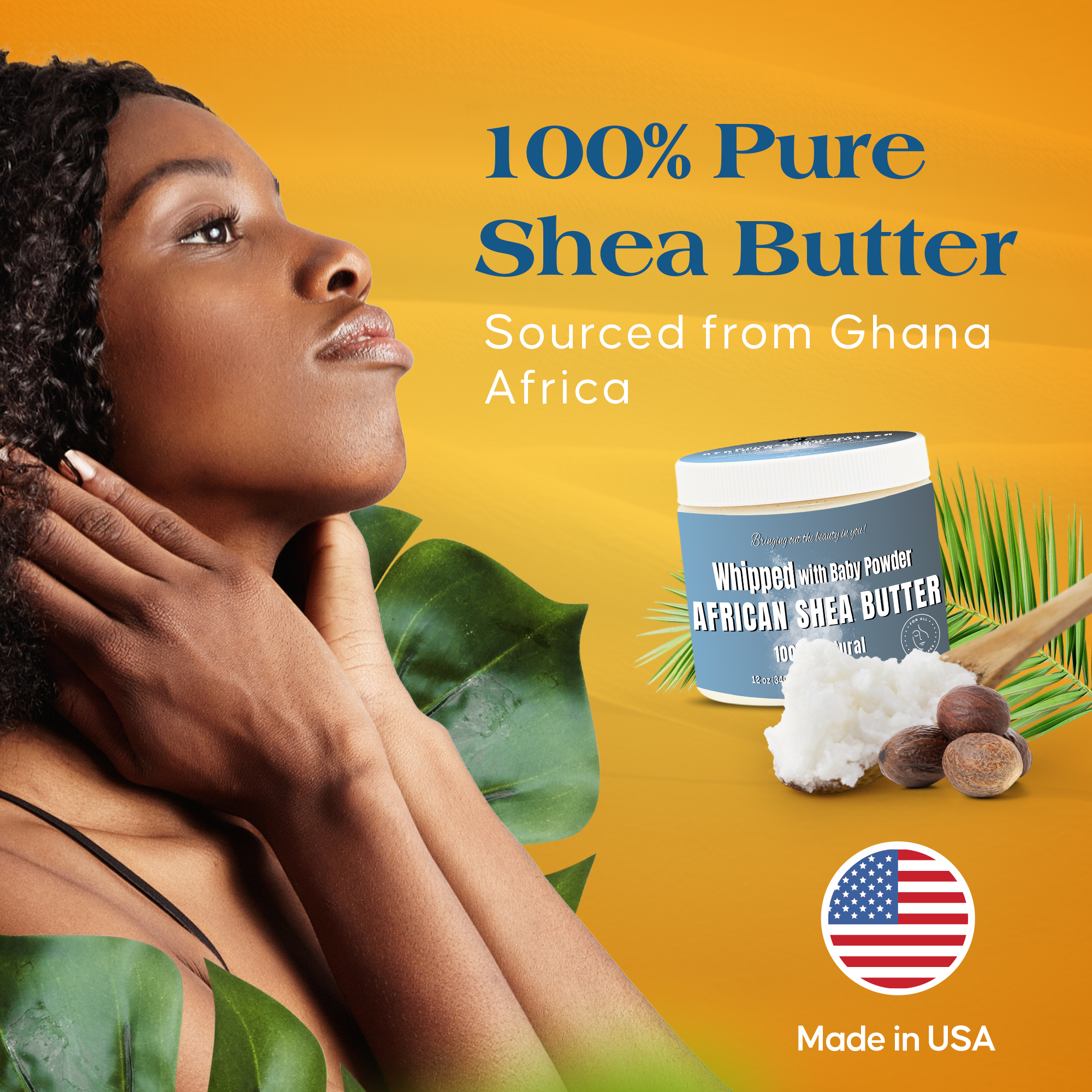 RA Cosmetics | Whipped African Ivory Shea Butter - Baby Powder, photo 7 of 7