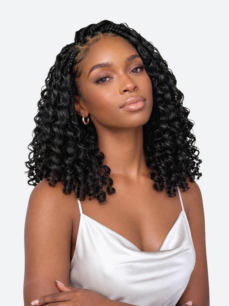 LUV | 100% Remy Human Hair Feather Crochet - Burmese Curly 18", photo 1 of 4