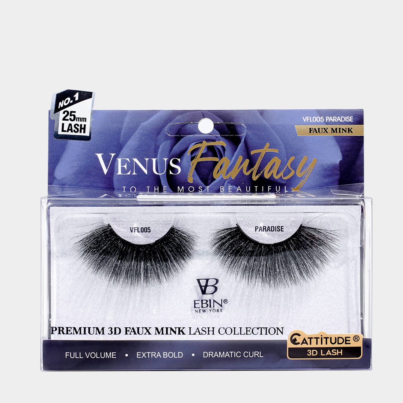 EBIN NEW YORK | Venus Fantasy 25mm Faux Mink 3D Lashes, photo 8 of 8