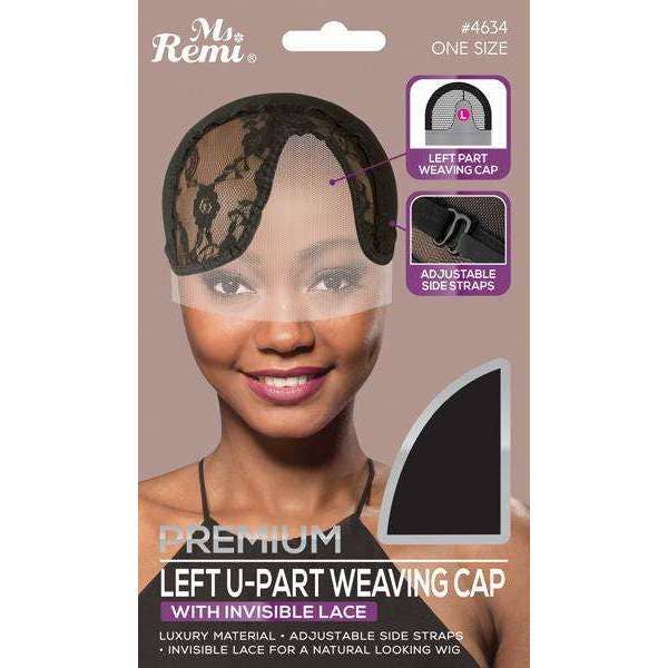 Annie International | Ms. Remi Left Upart Weaving Cap With Invisible Lace Black