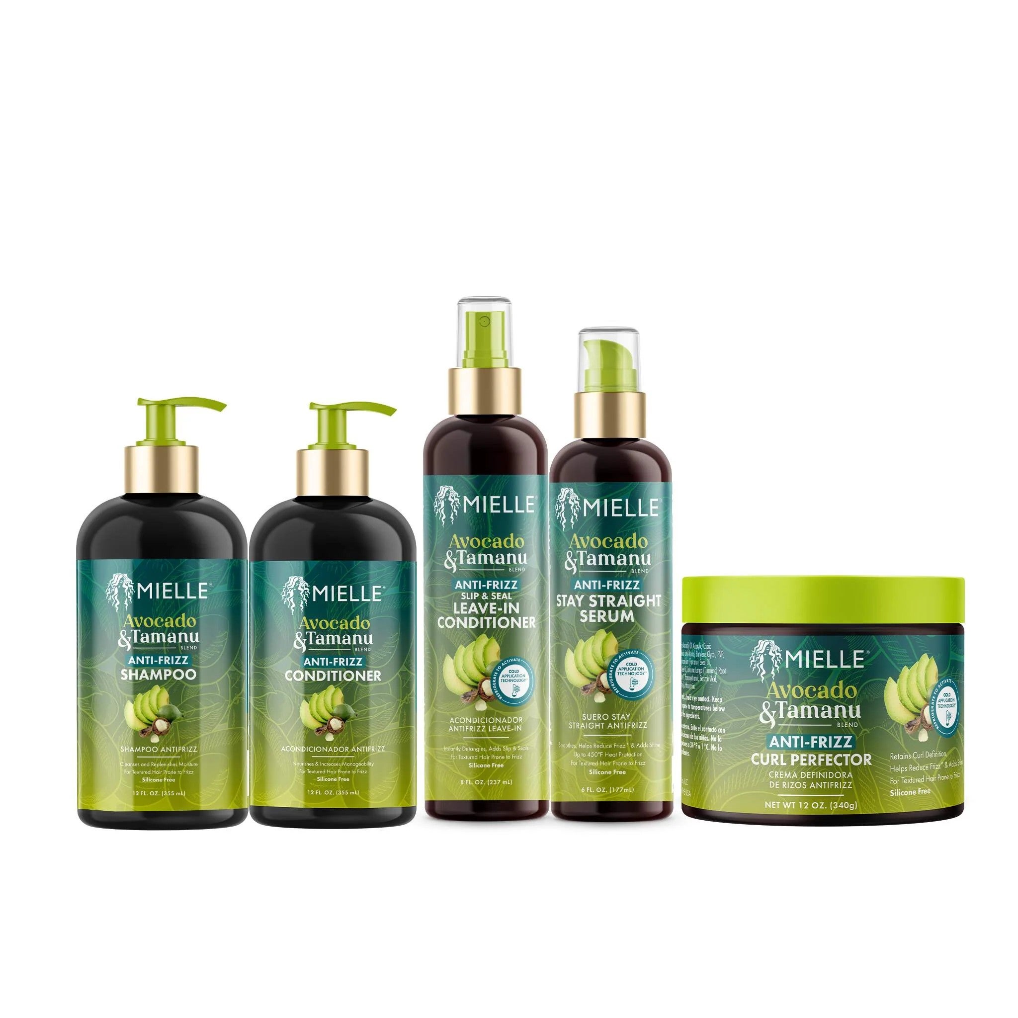 Mielle | Avocado & Tamanu Anti-Frizz System | Zara Jo Beauty Supply