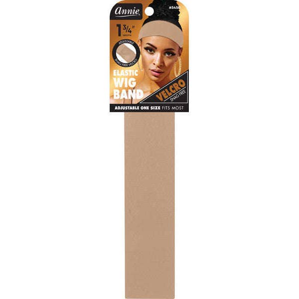 Annie International | Annie Velcro Wig Band 4.5cm Light Brown