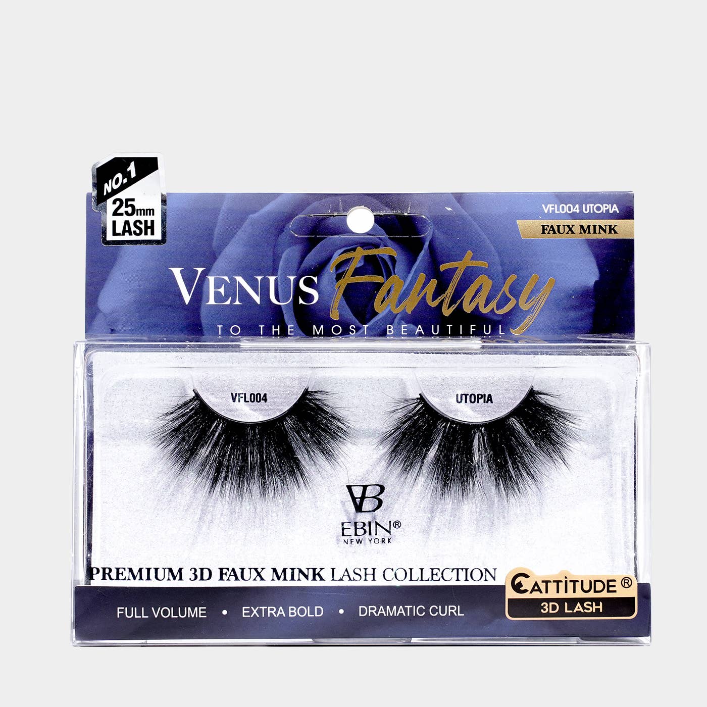 EBIN NEW YORK | Venus Fantasy 25mm Faux Mink 3D Lashes, photo 7 of 8