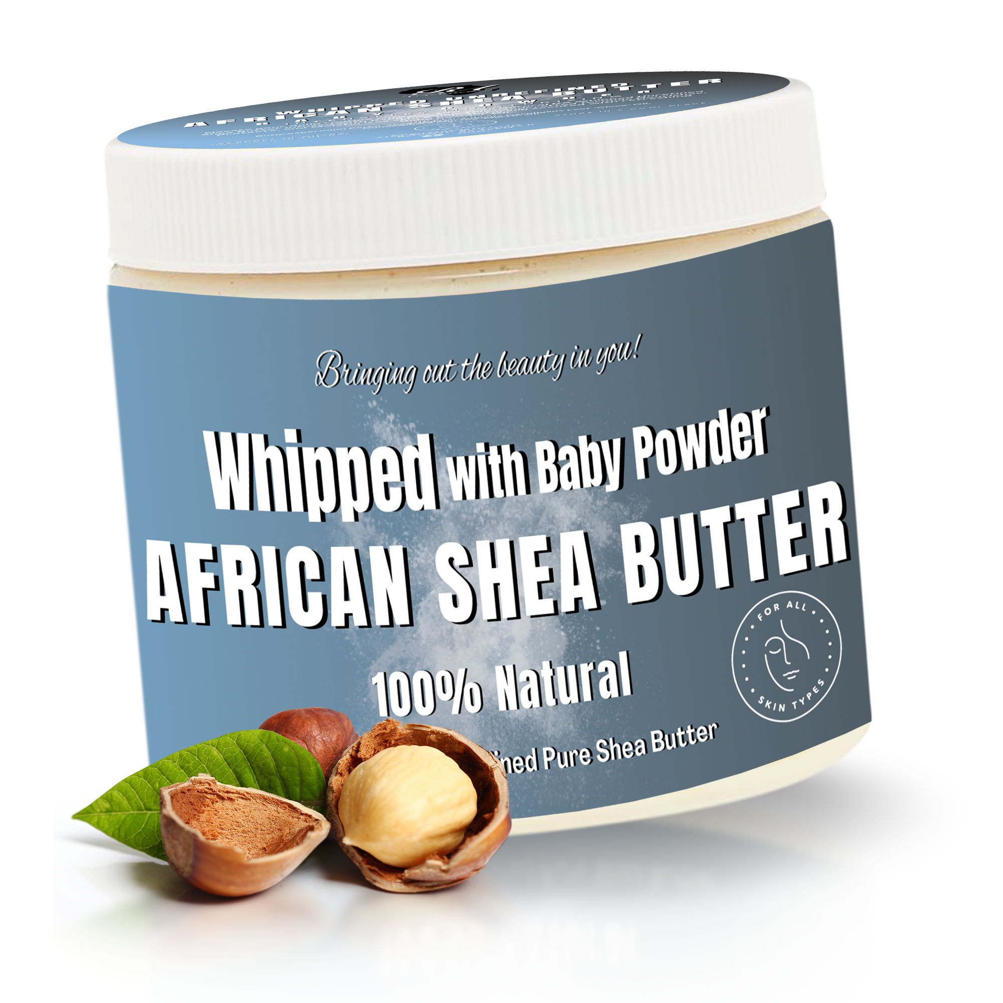 RA Cosmetics | Whipped African Ivory Shea Butter - Baby Powder, photo 1 of 7