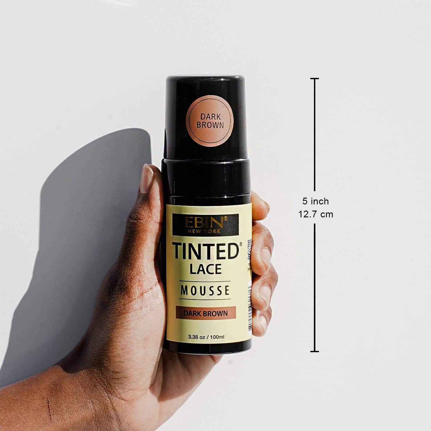 EBIN NEW YORK - Tinted Lace Mousse - Dark Brown, photo 4 of 5