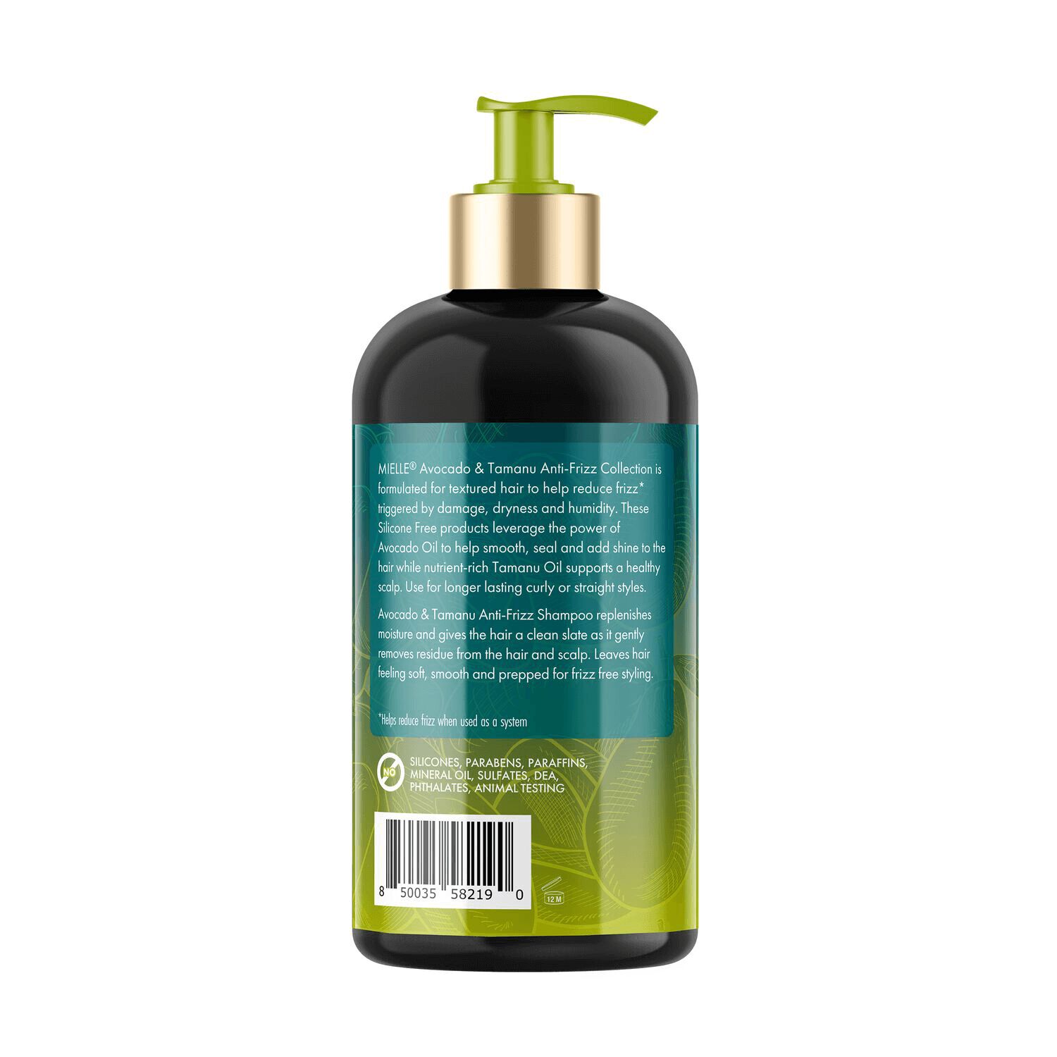 MIELLE | Avocado & Tamanu Anti-Frizz Shampoo, photo 2 of 2