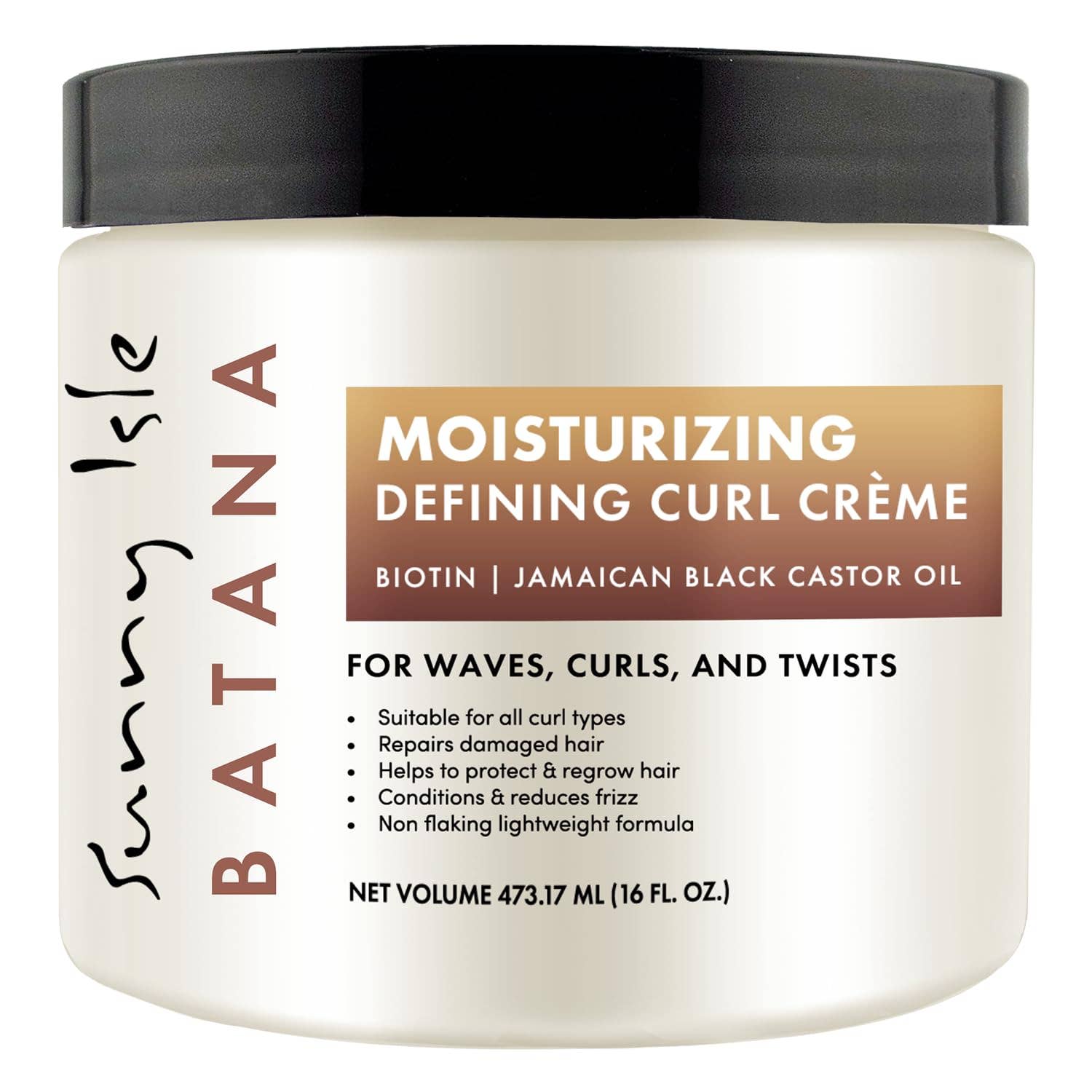 Sunny Isle - Sunny Isle Batana Moisturizing Defining Curl Crème 16oz, photo 1 of 3