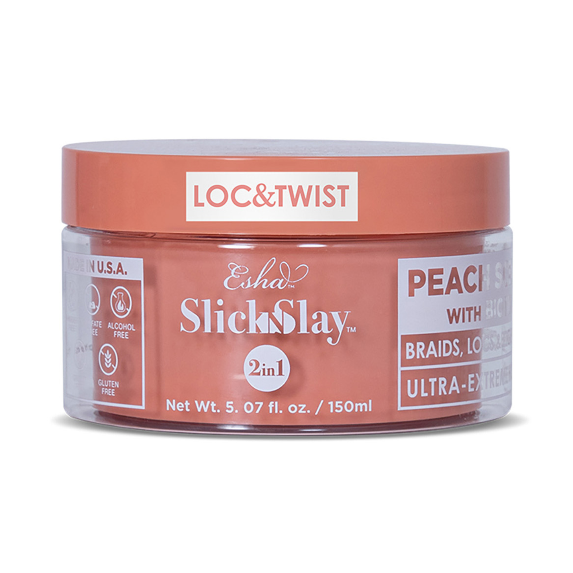 Esha Girl | Braid & Edge Gel with Peach & Biotin, photo 3 of 4