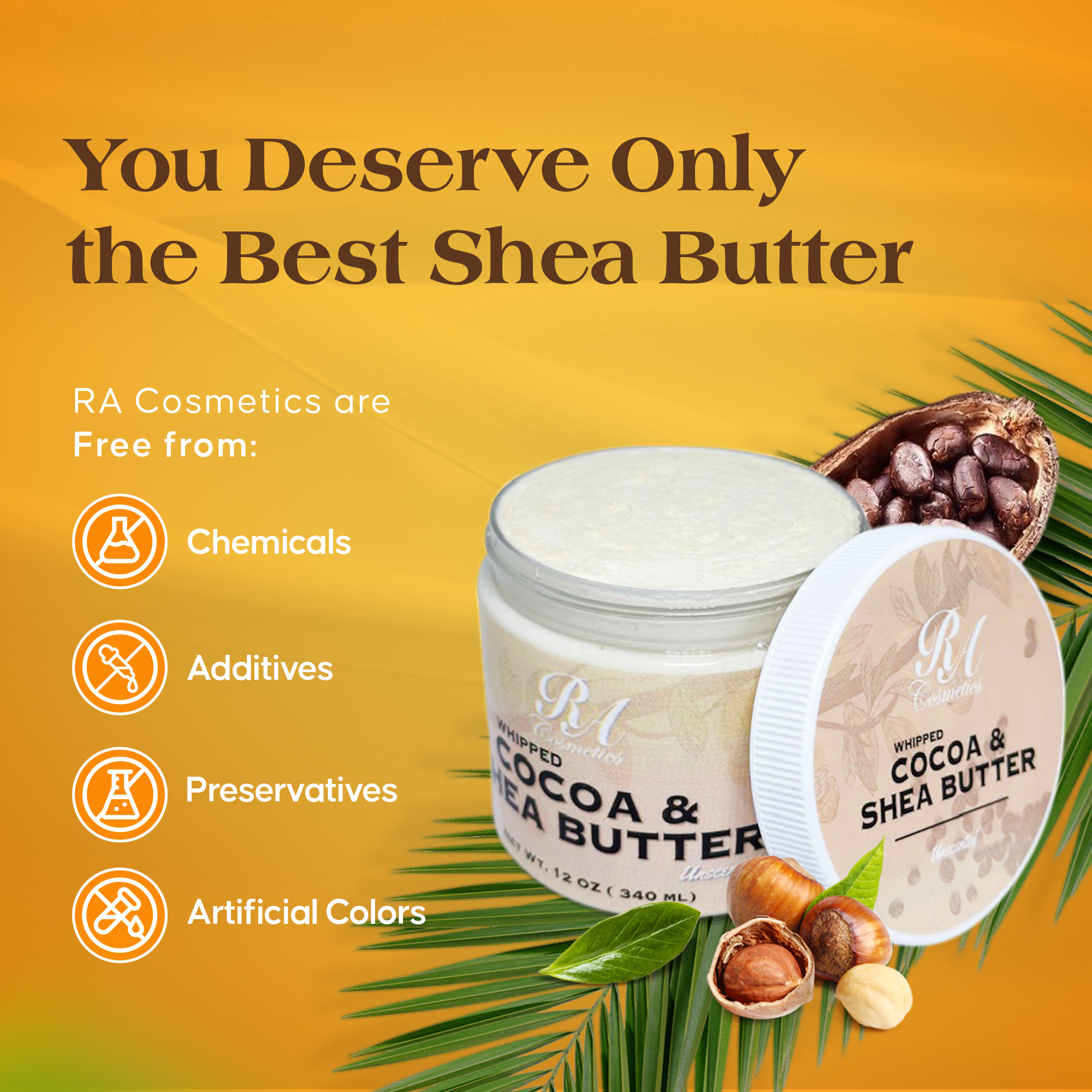 RA Cosmetics | Whipped Cocoa & Shea Butter, photo 3 of 8