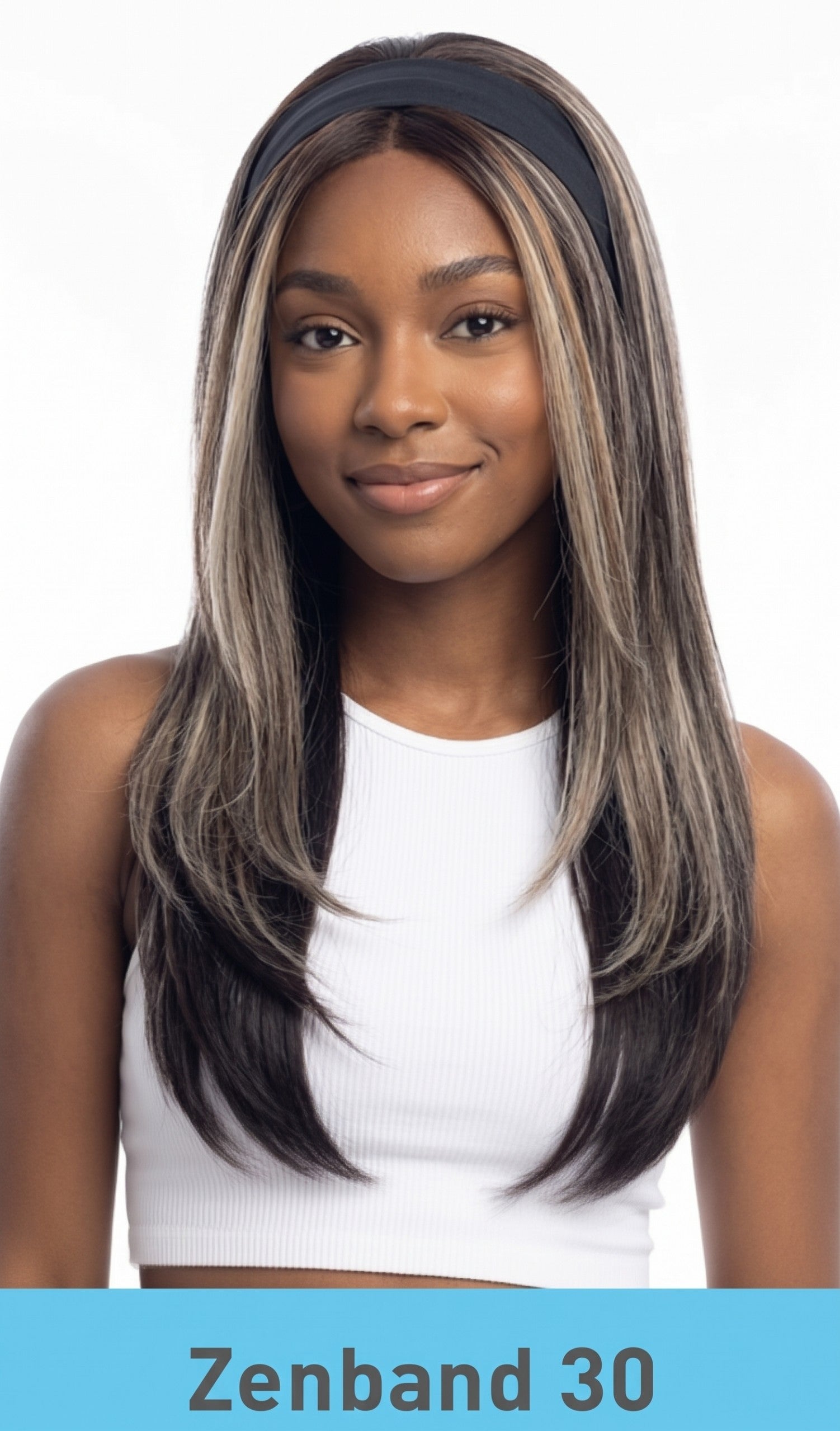 Aura | Synthetic Headband Wig – Zenband 30