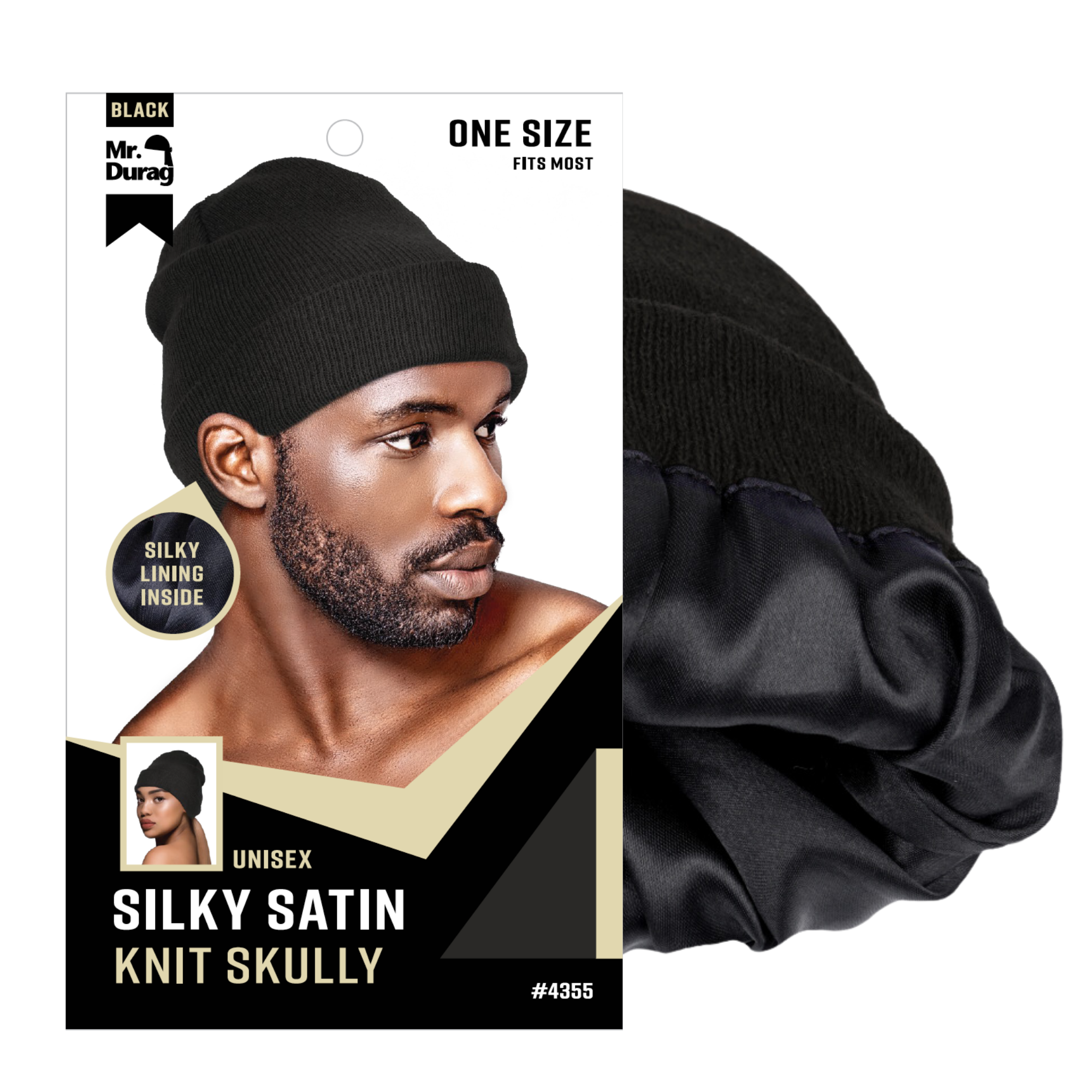 Annie International | Mr. Durag Silky Satin Knit Skully, photo 1 of 6