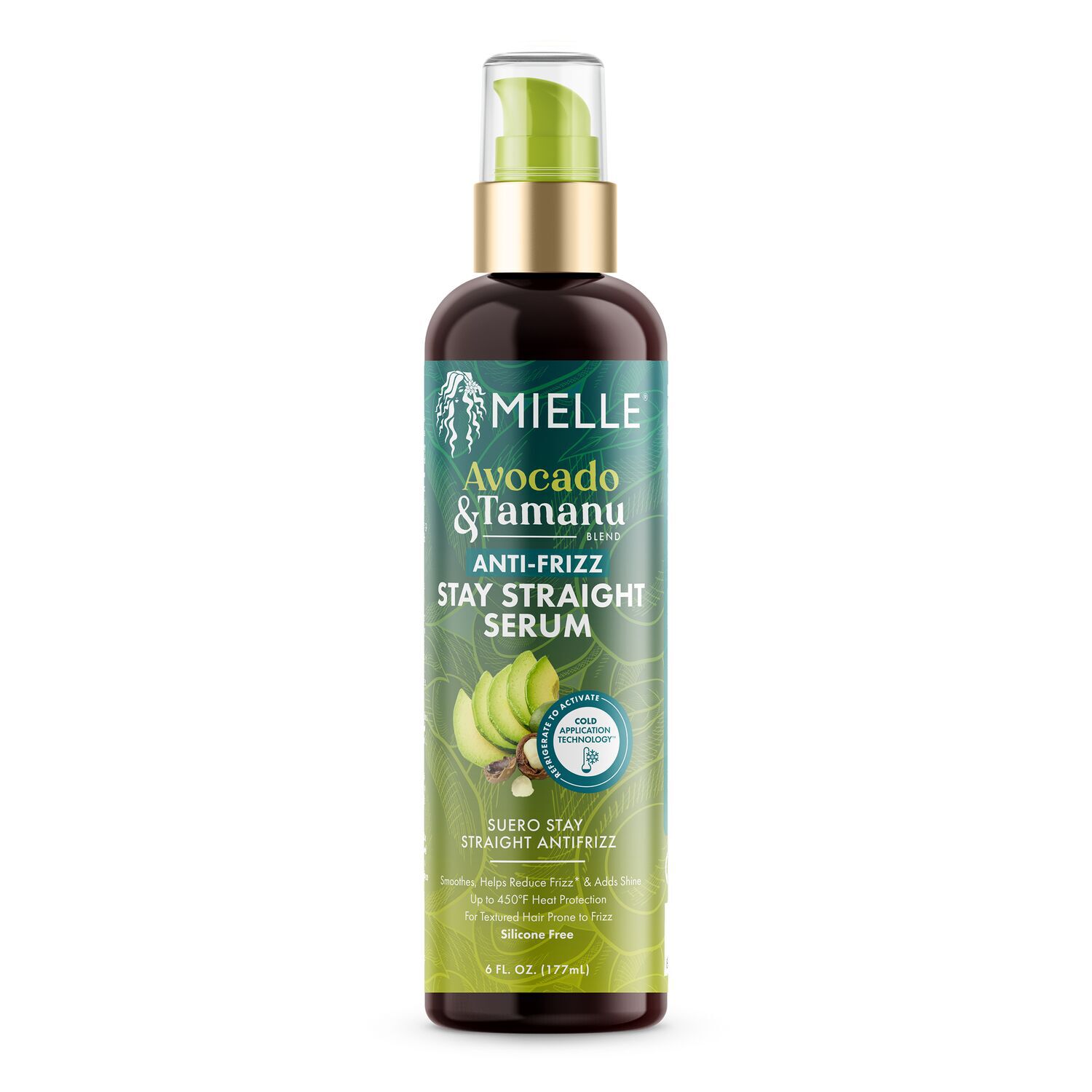 MIELLE | Avocado & Tamanu Anti-Frizz Stay Straight Serum, photo 1 of 2
