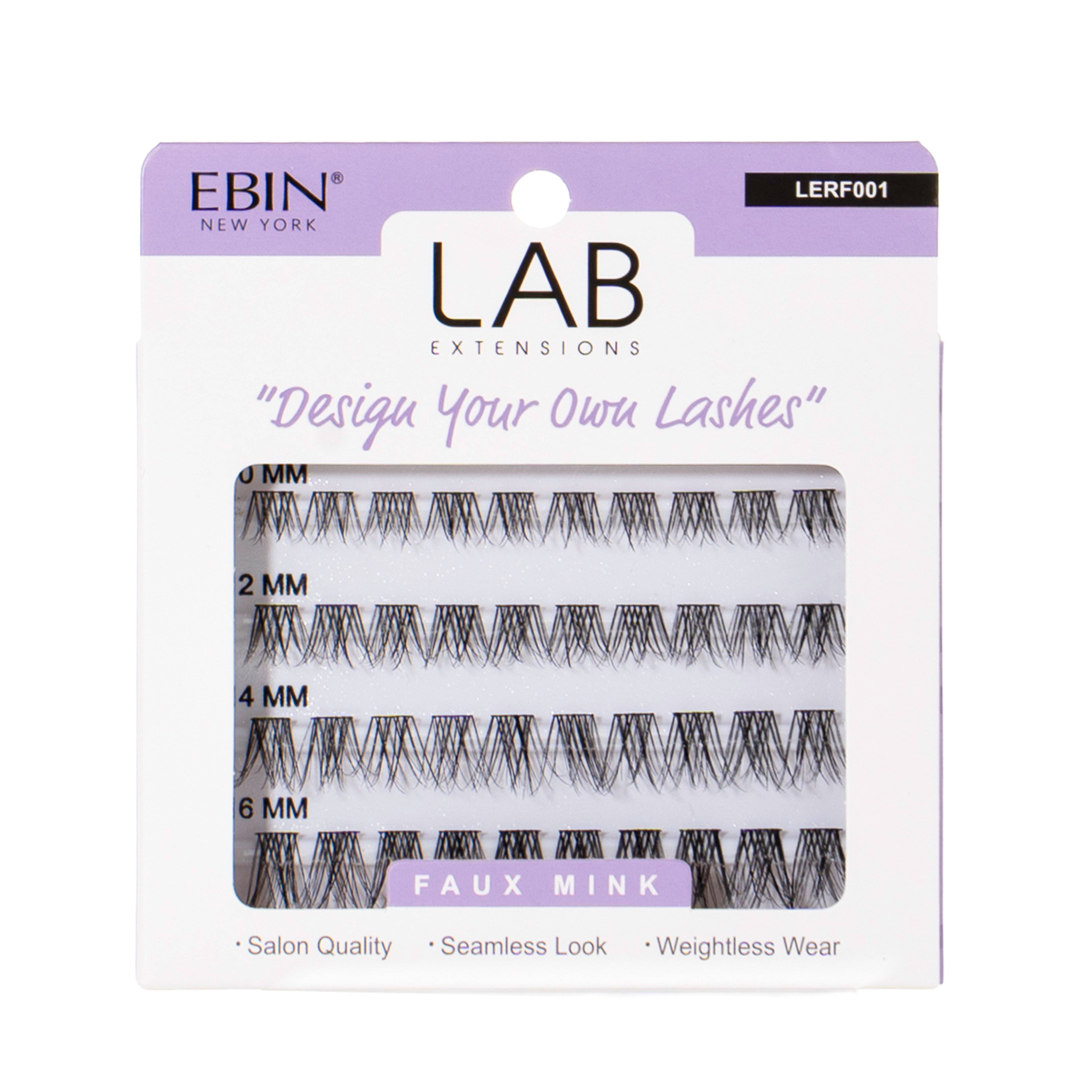EBIN NEW YORK - LAB EXTENSIONS DIY Cluster Lashes - Faux Mink, photo 2 of 2