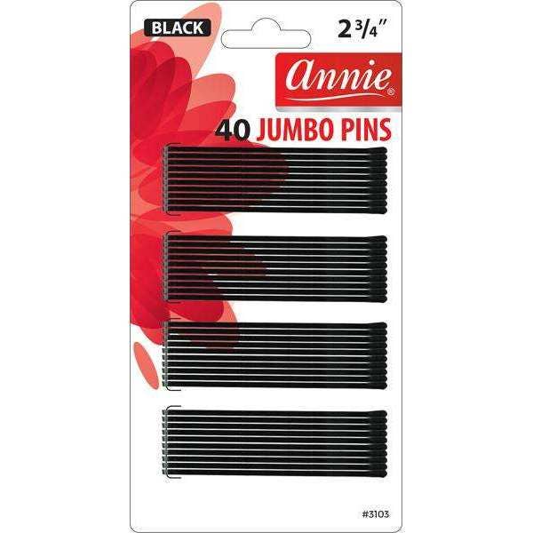 Annie International | Jumbo Pins 2 3/4In 40Ct Black