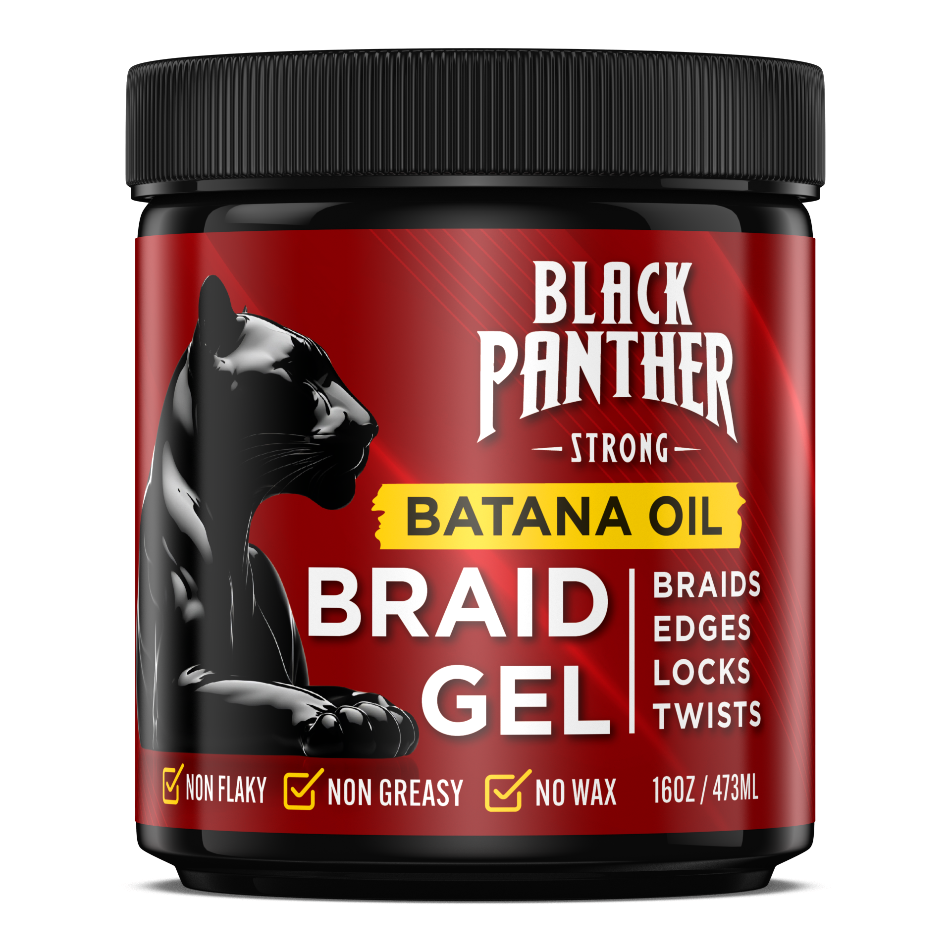 Black Panther Strong | Batana Oil Braid Gel 2 -N -1 Condition While You Braid, photo 1 of 8